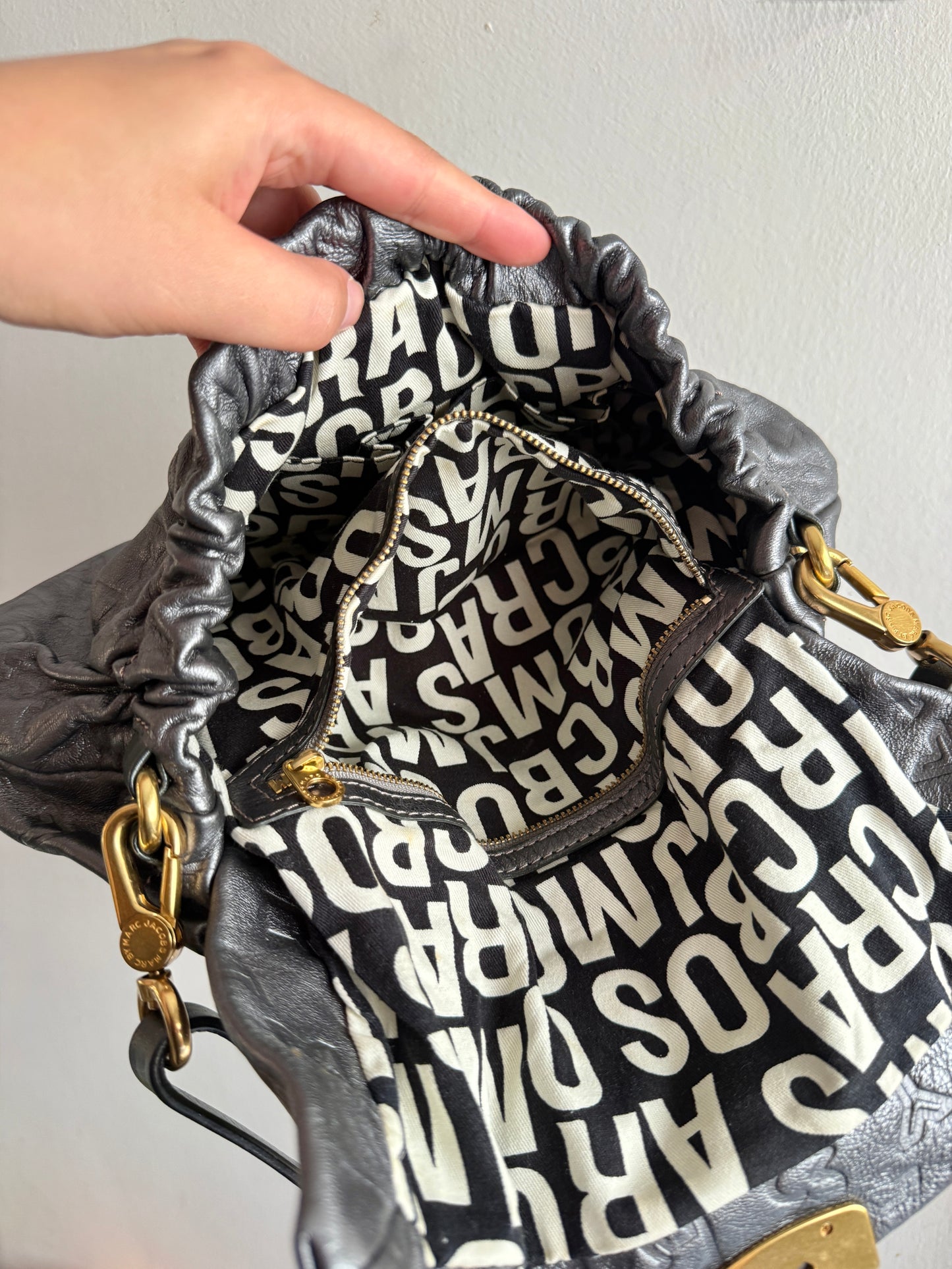 Super Rare Marc by Marc Jacobs Dreamy Logo Linda Shoulder Bag