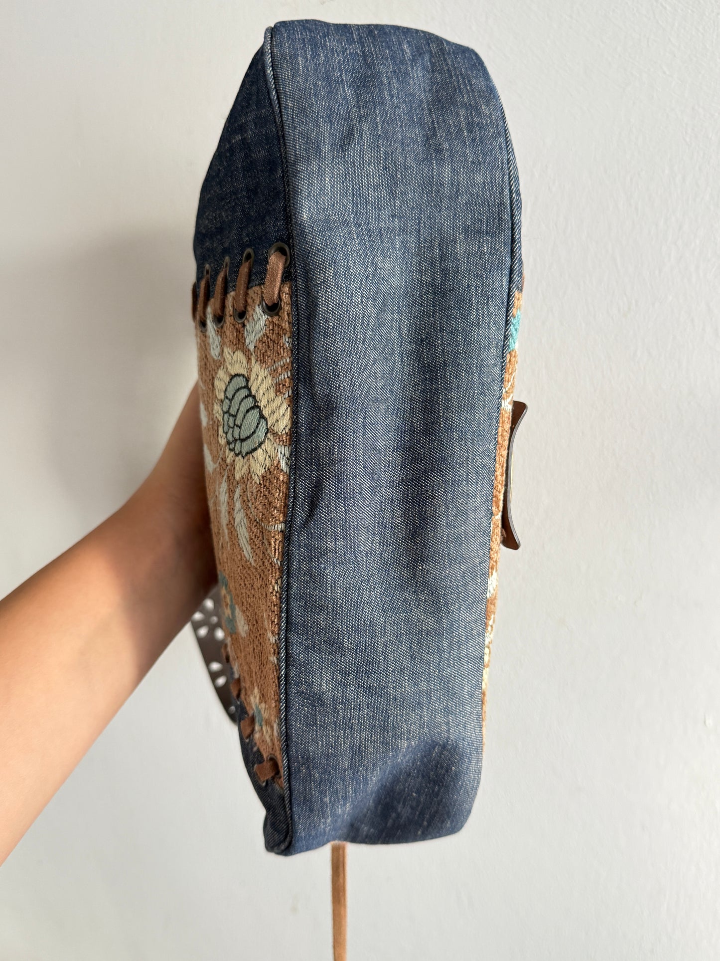 Super Rare Guess Denim Shoulder Bag