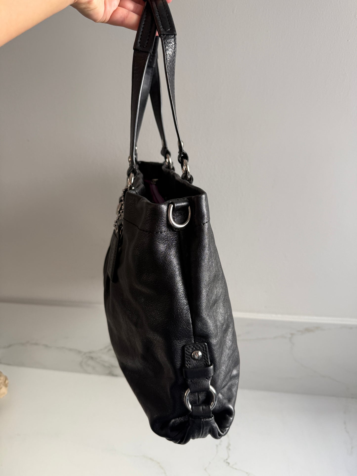 Coach Ashley Leather Carryall Shoulder Bag