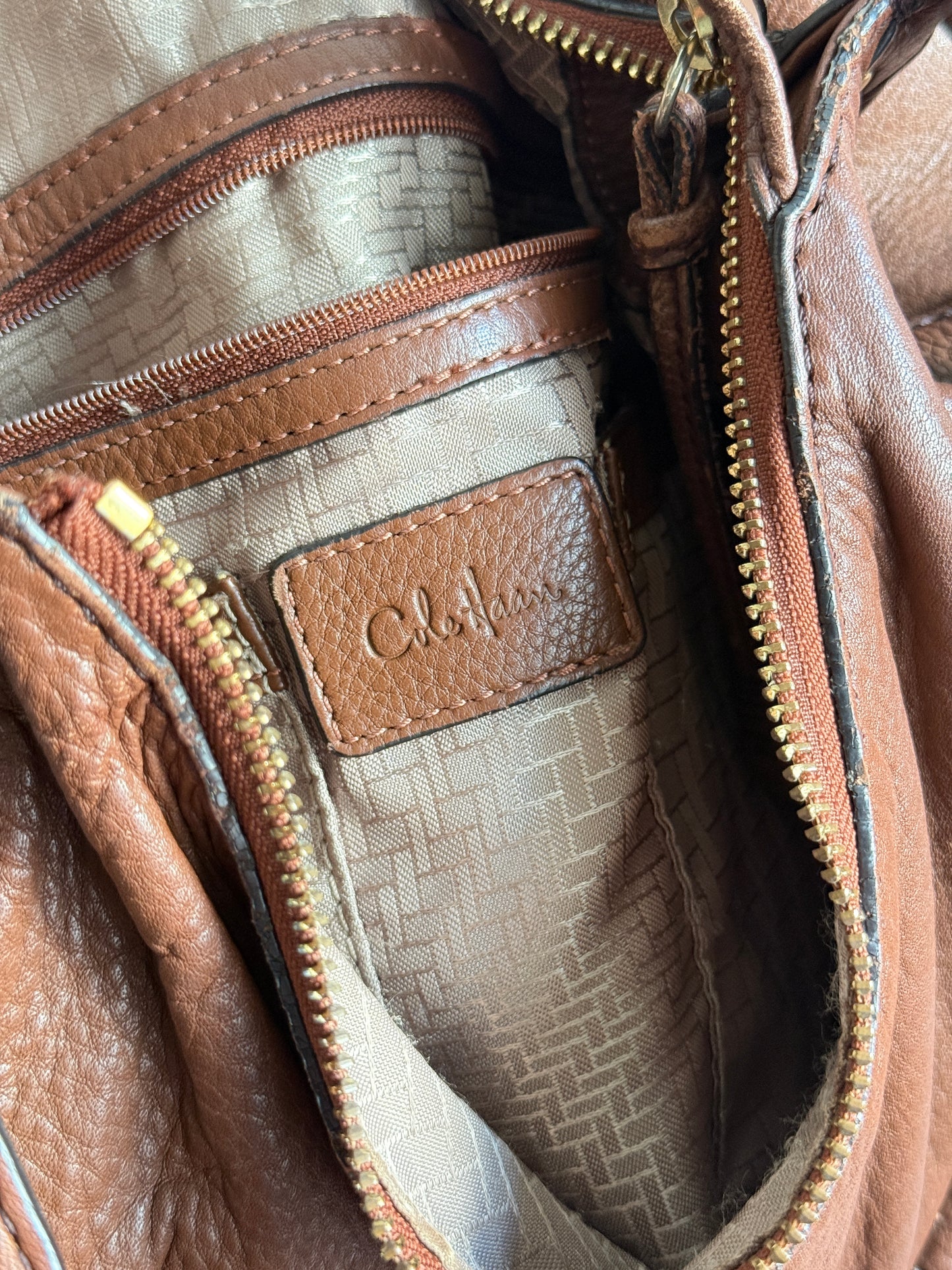 Super Rare Cole Haan Hobo Leather Shoulder Bag