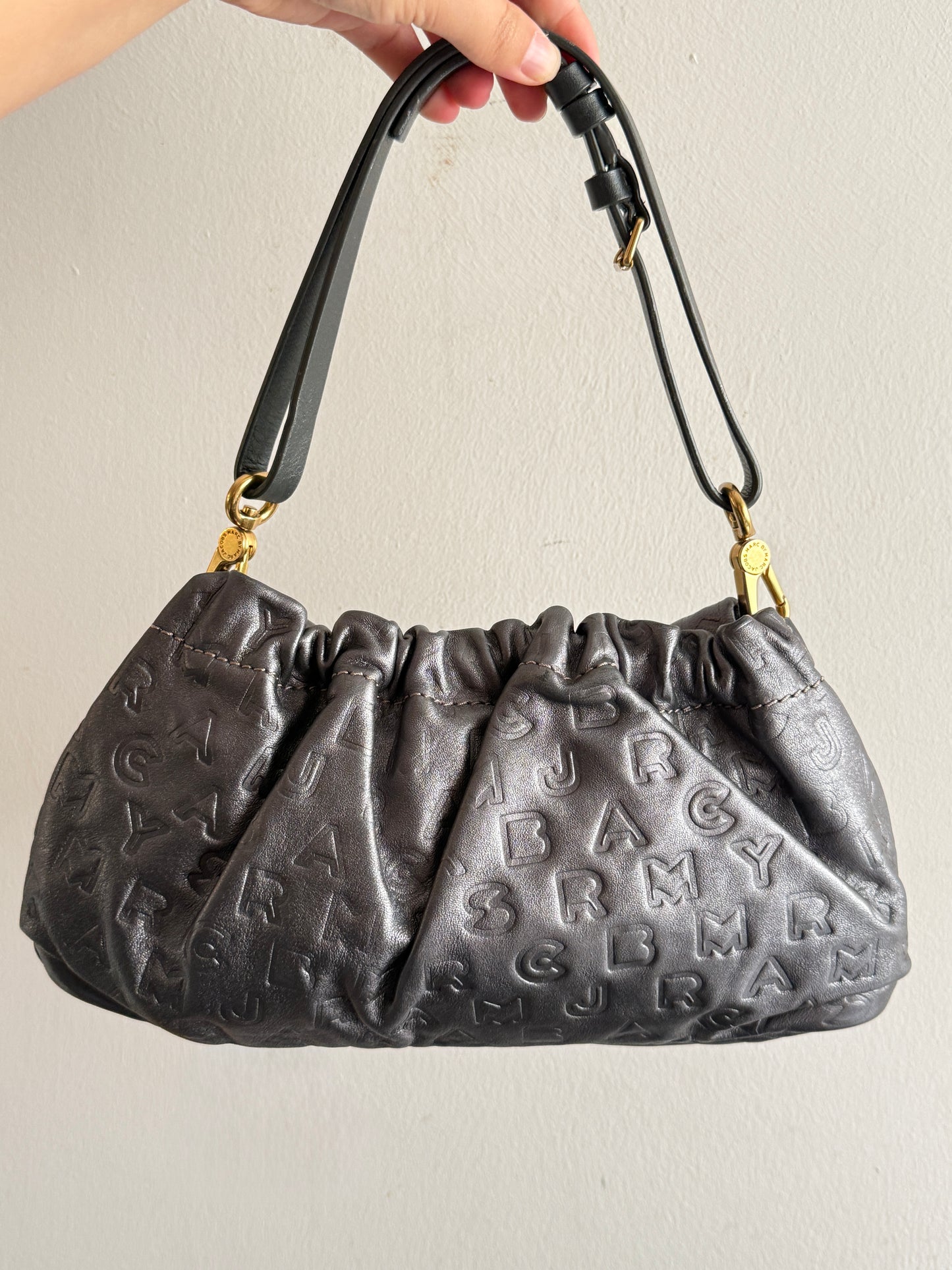 Super Rare Marc by Marc Jacobs Dreamy Logo Linda Shoulder Bag