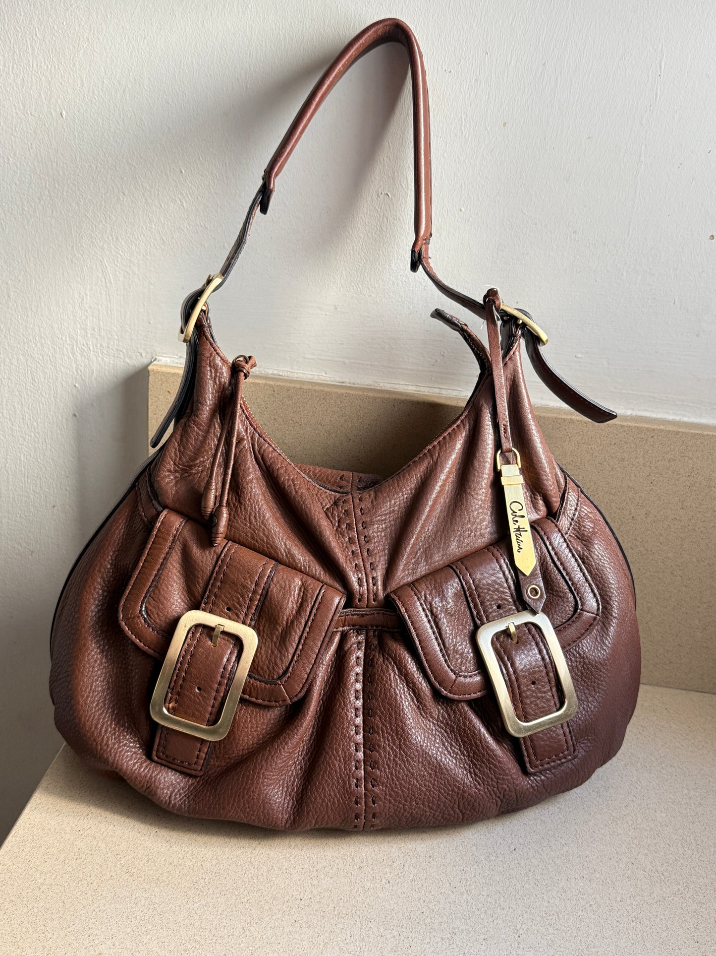Super Rare Cole Haan Hobo Leather Shoulder Bag