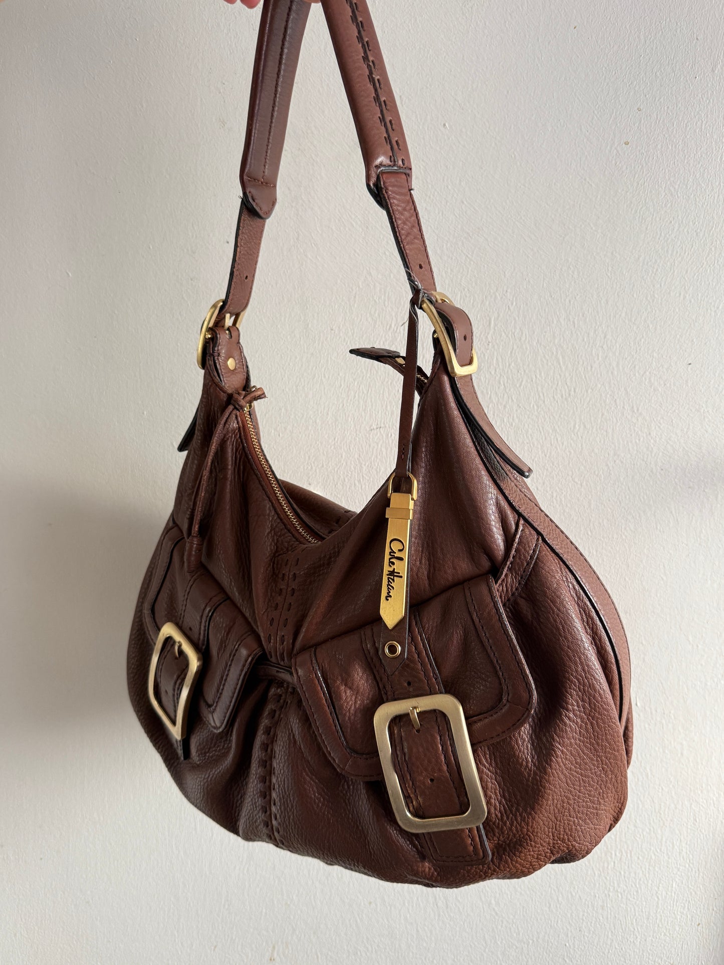 Super Rare Cole Haan Hobo Leather Shoulder Bag