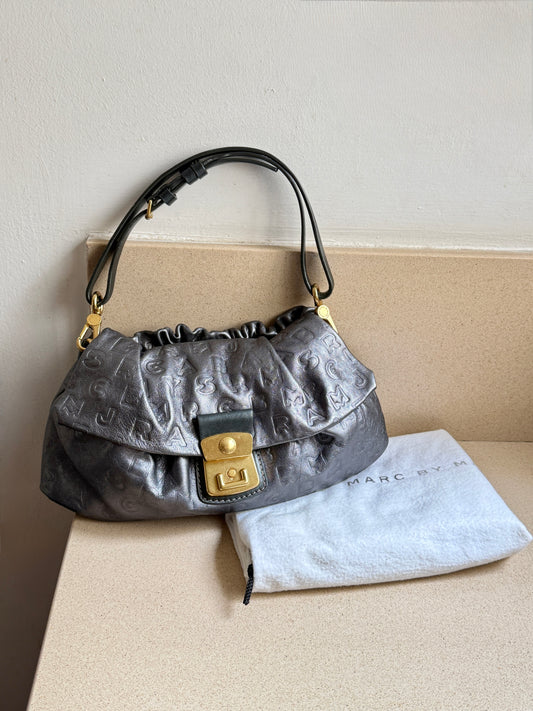 Super Rare Marc by Marc Jacobs Dreamy Logo Linda Shoulder Bag