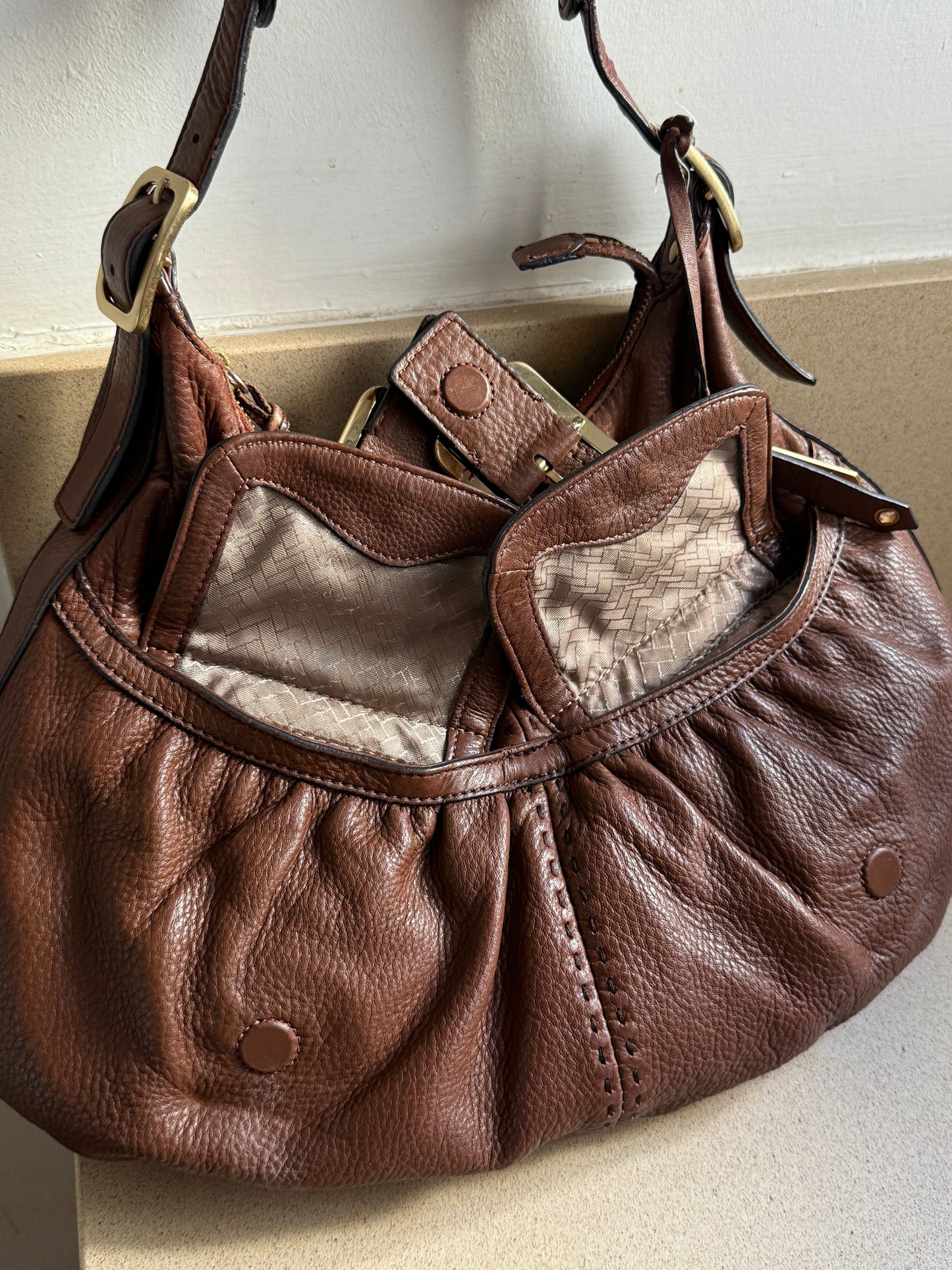 Super Rare Cole Haan Hobo Leather Shoulder Bag