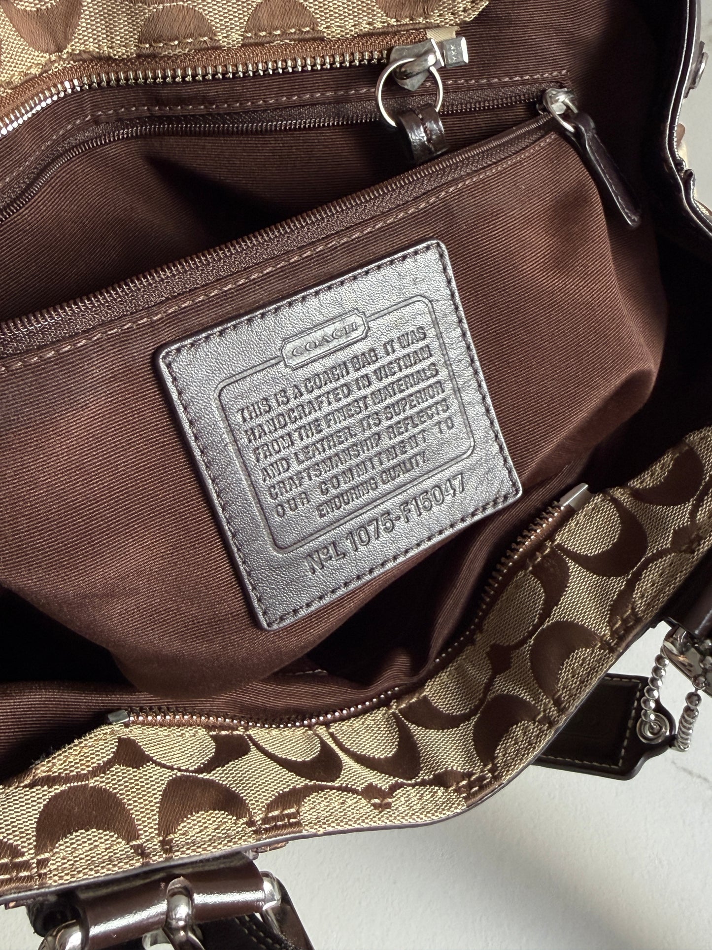 Rare Coach Soho Signature Tote Bag