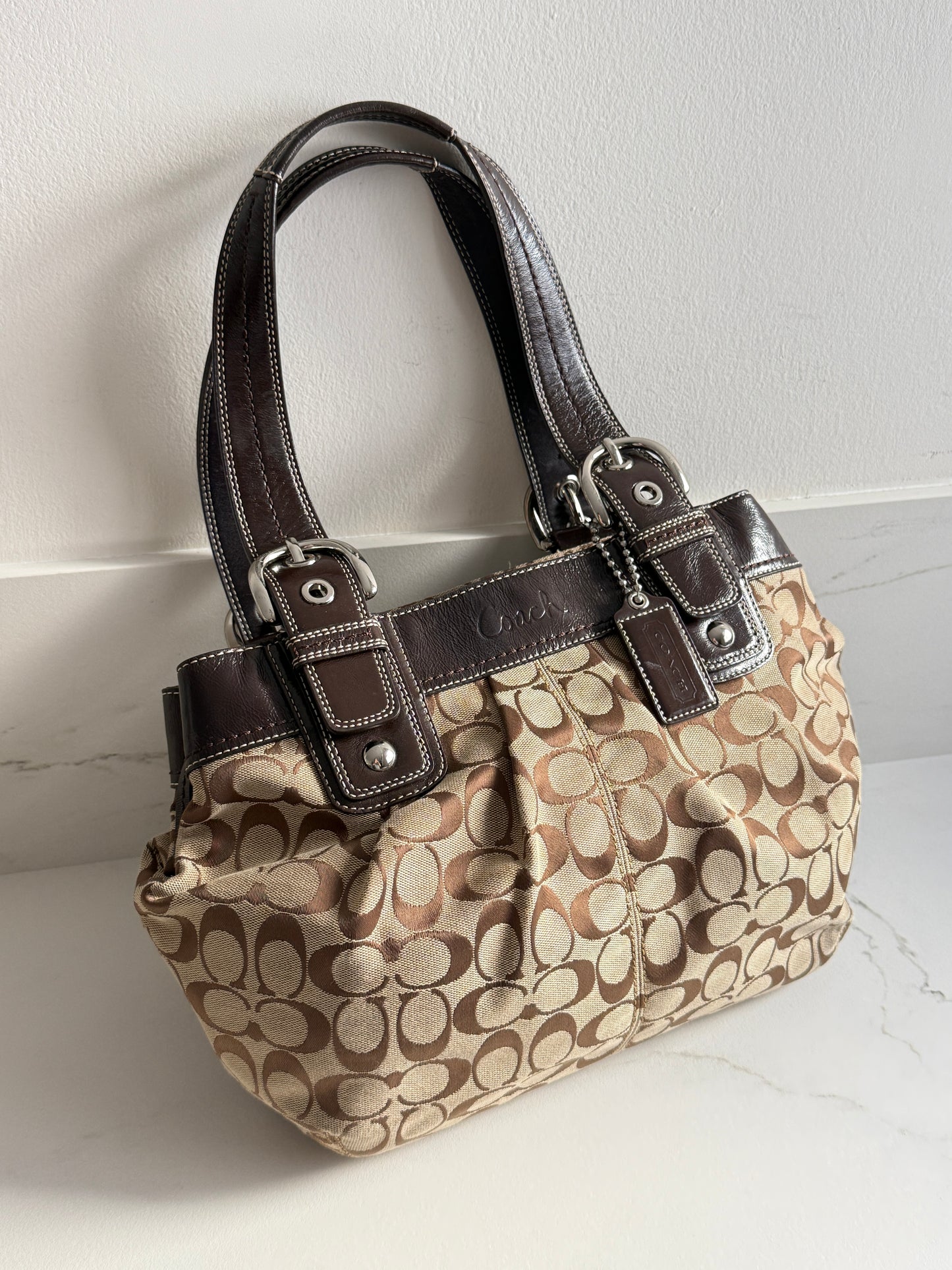 Rare Coach Soho Signature Tote Bag