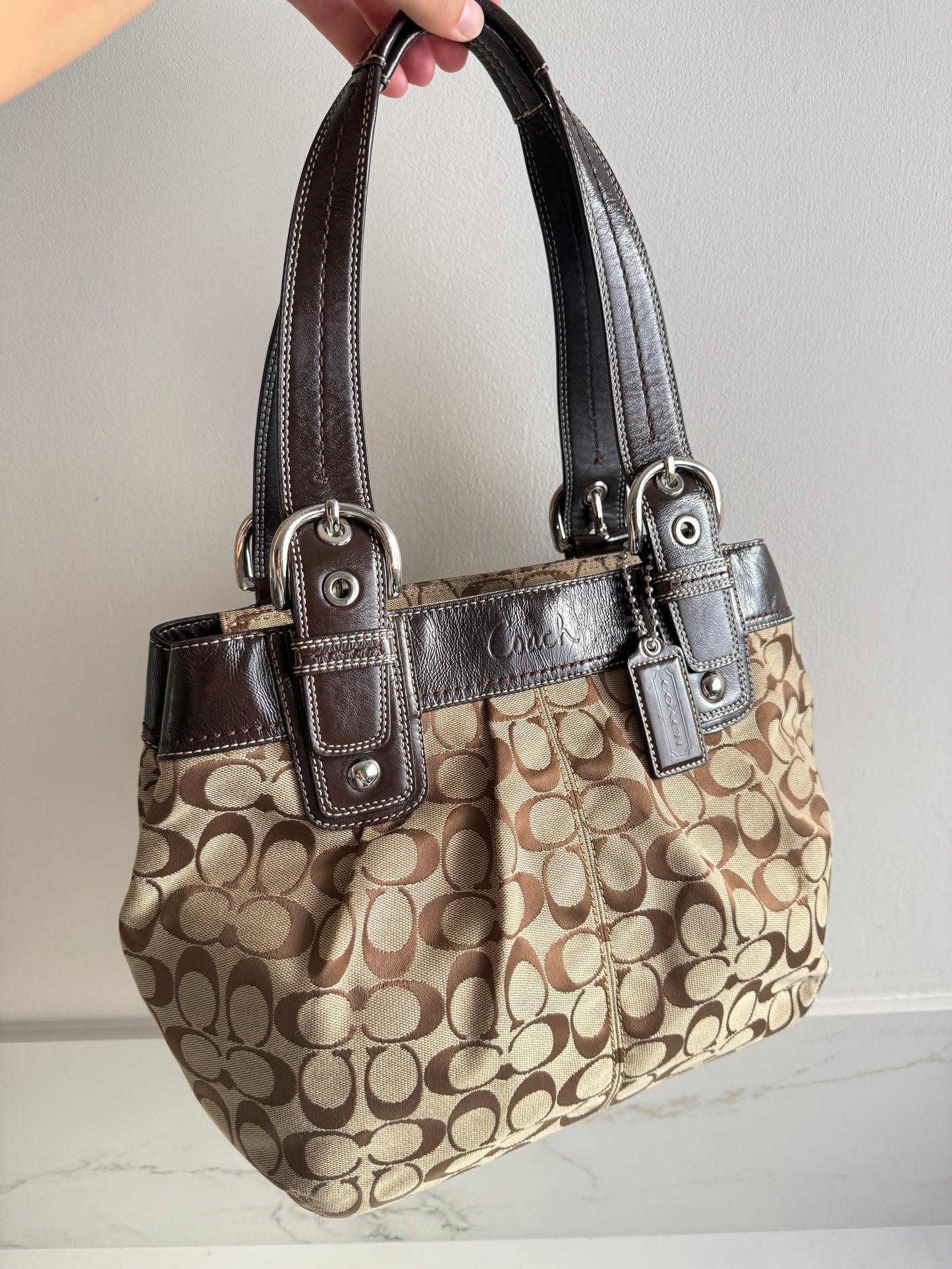 Rare Coach Soho Signature Tote Bag