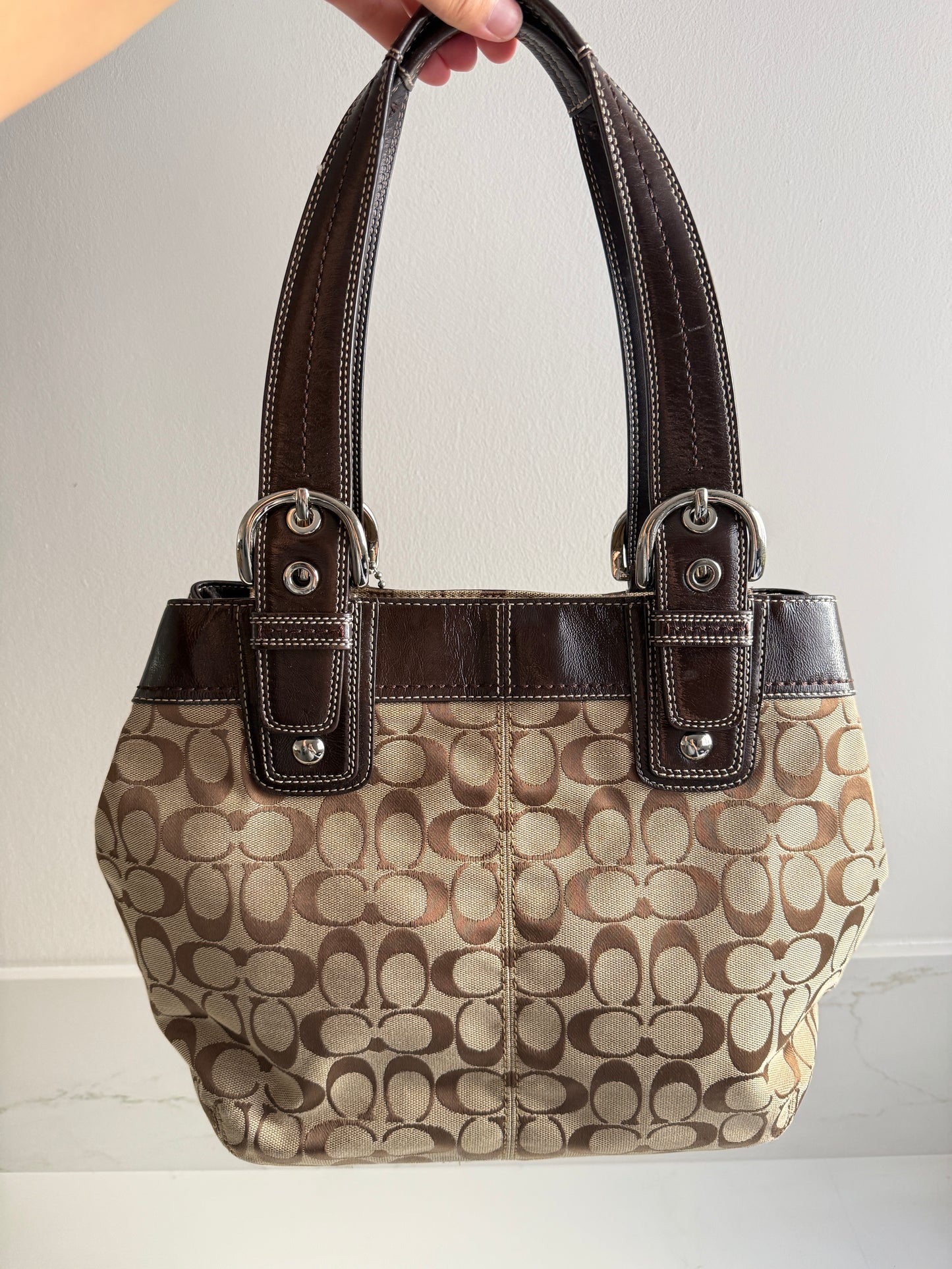 Rare Coach Soho Signature Tote Bag