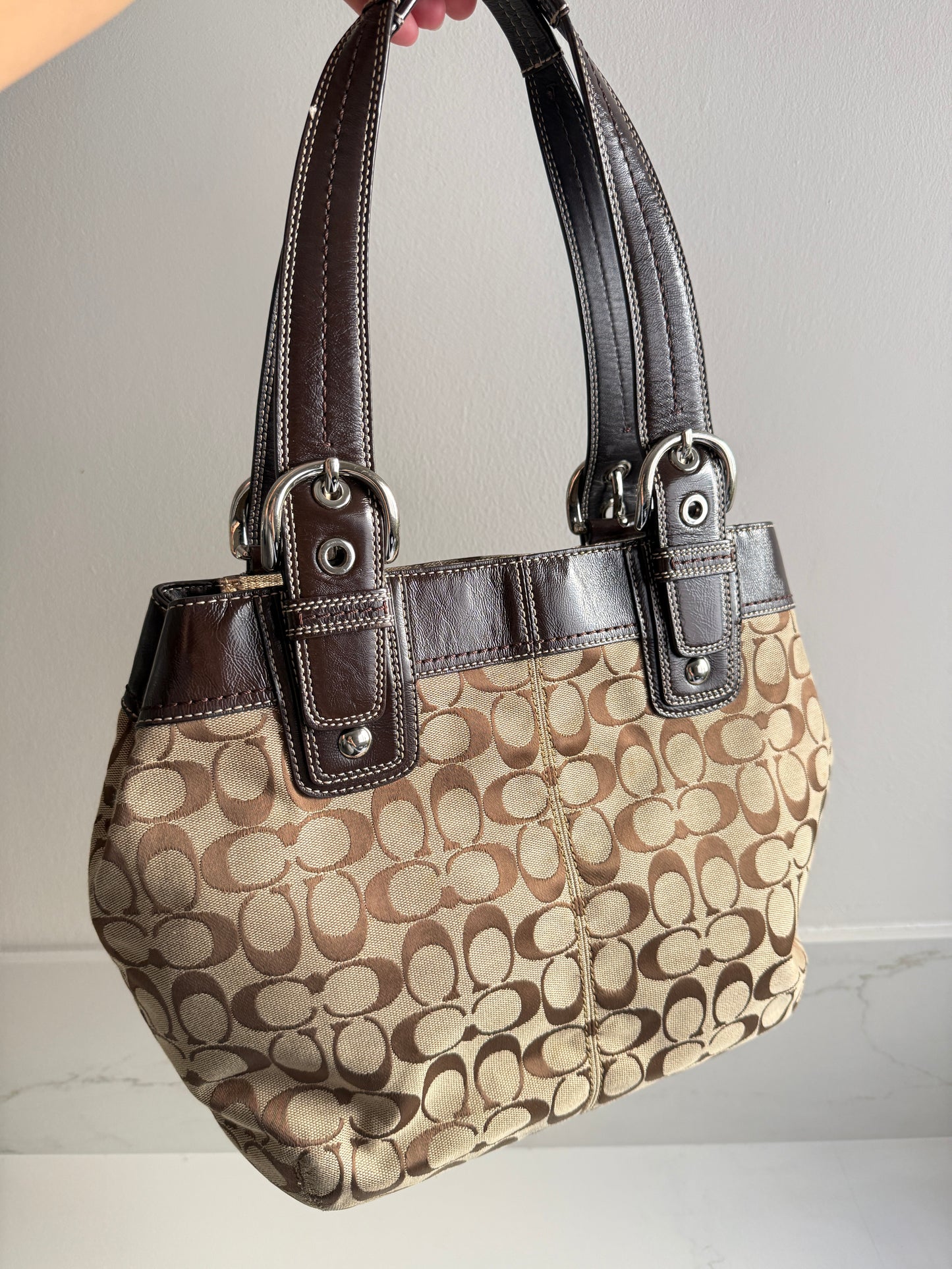 Rare Coach Soho Signature Tote Bag