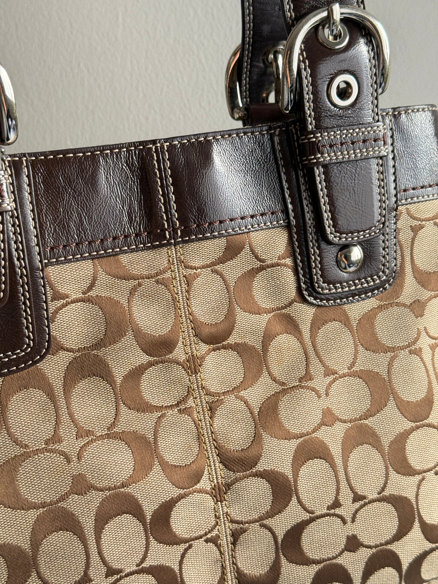 Rare Coach Soho Signature Tote Bag