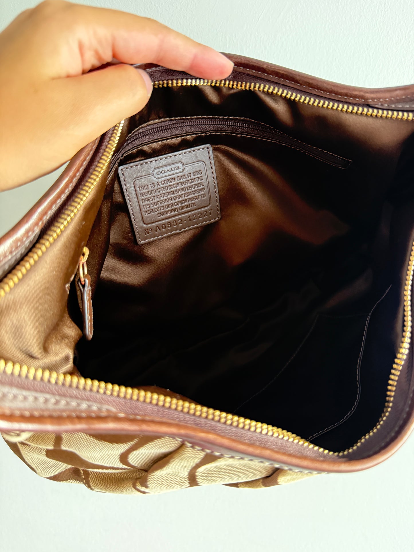 Coach Ergo Signature Shoulder Bag