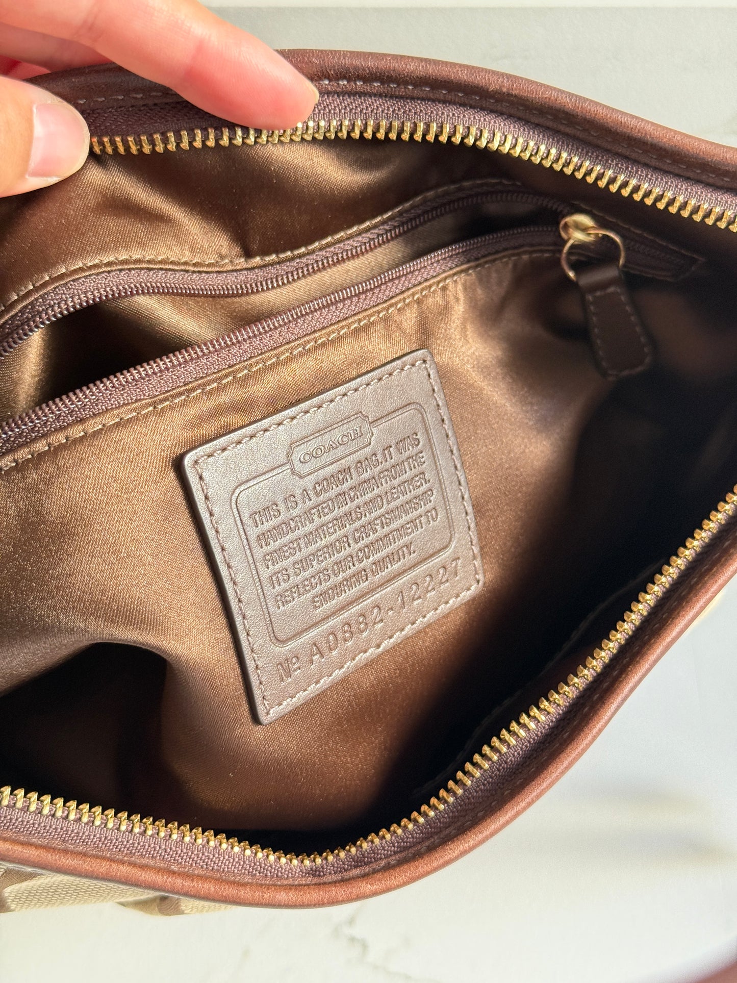 Coach Ergo Signature Shoulder Bag