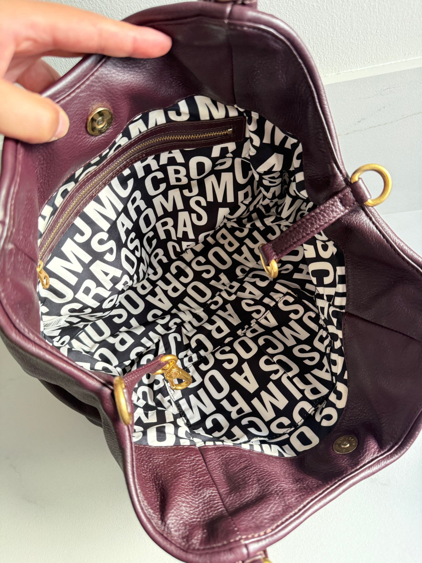 Super Rare Marc by Marc Jacobs Classic Q Fran Leather Shoulder Bag
