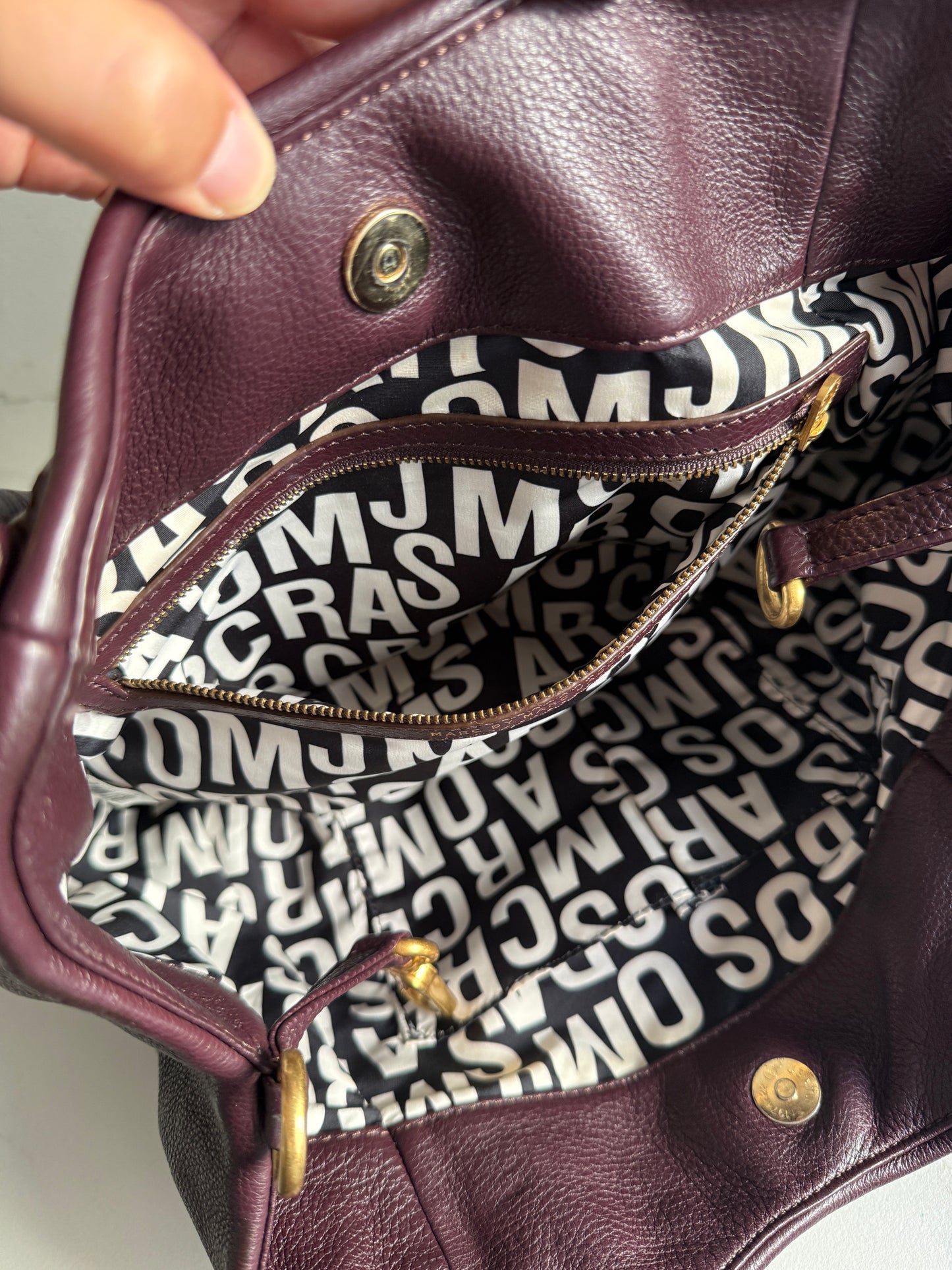 Super Rare Marc by Marc Jacobs Classic Q Fran Leather Shoulder Bag