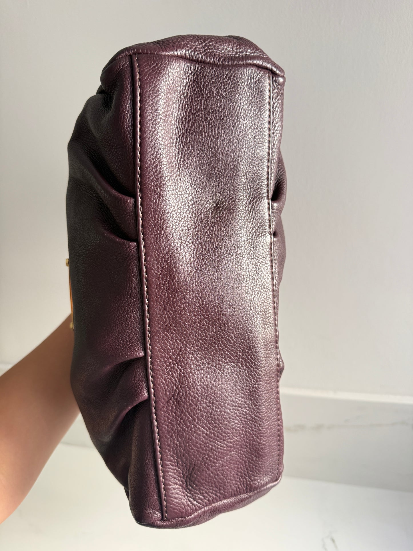 Super Rare Marc by Marc Jacobs Classic Q Fran Leather Shoulder Bag