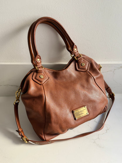 Marc by Marc Jacobs Classic Q Fran Brown Leather Shoulder Bag