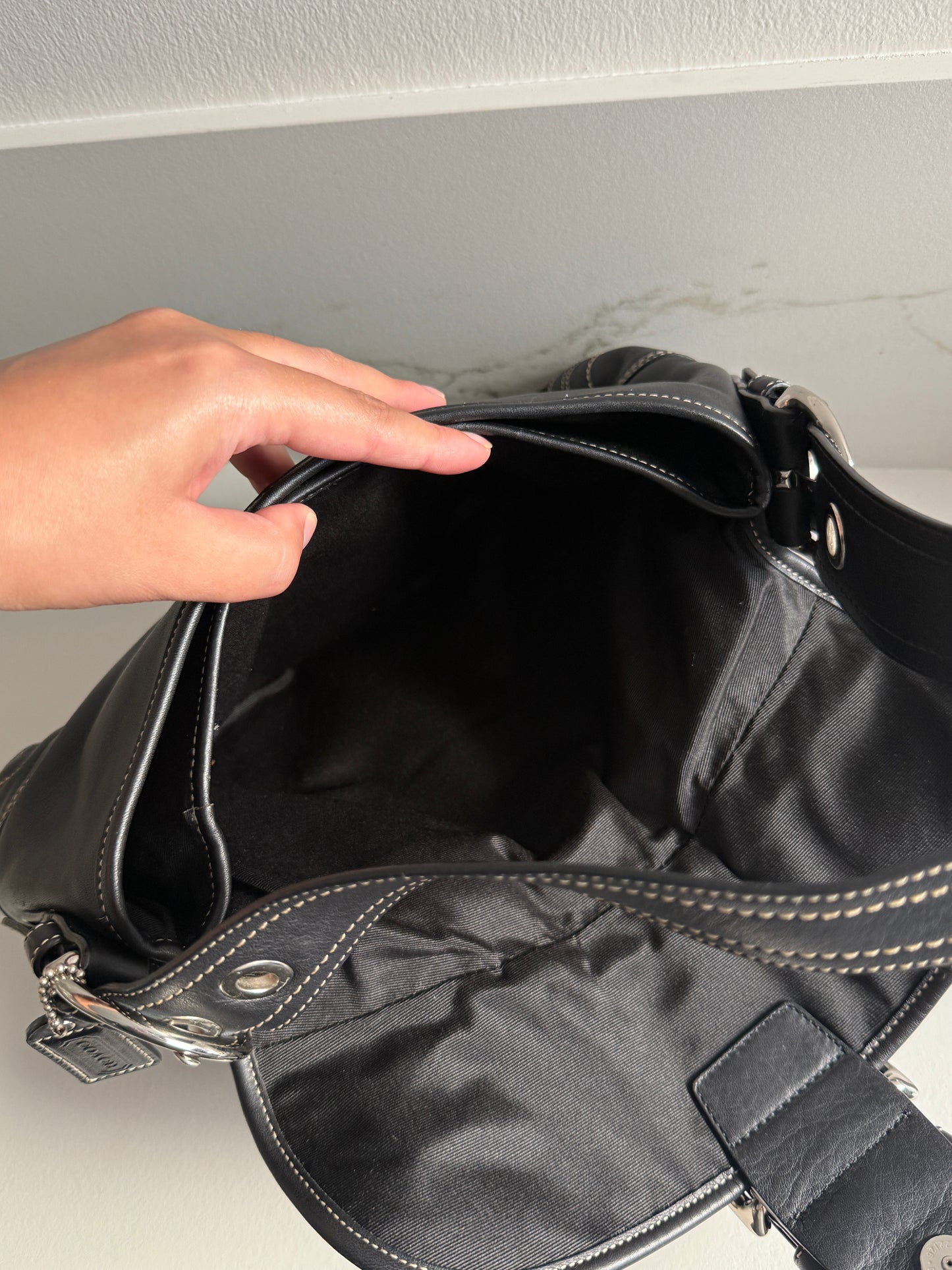 Super Rare Coach Soho Leather Shoulder Bag
