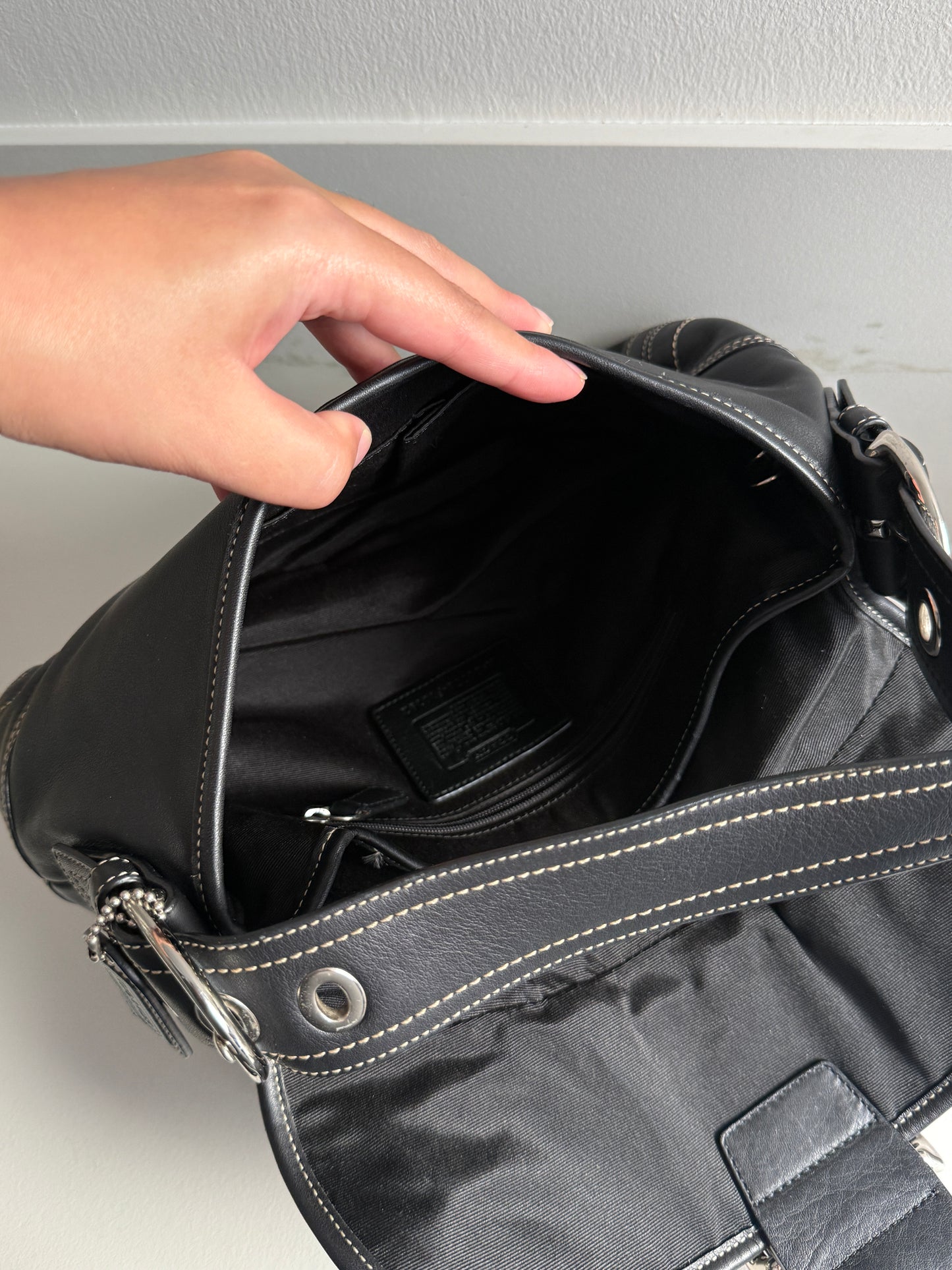 Super Rare Coach Soho Leather Shoulder Bag