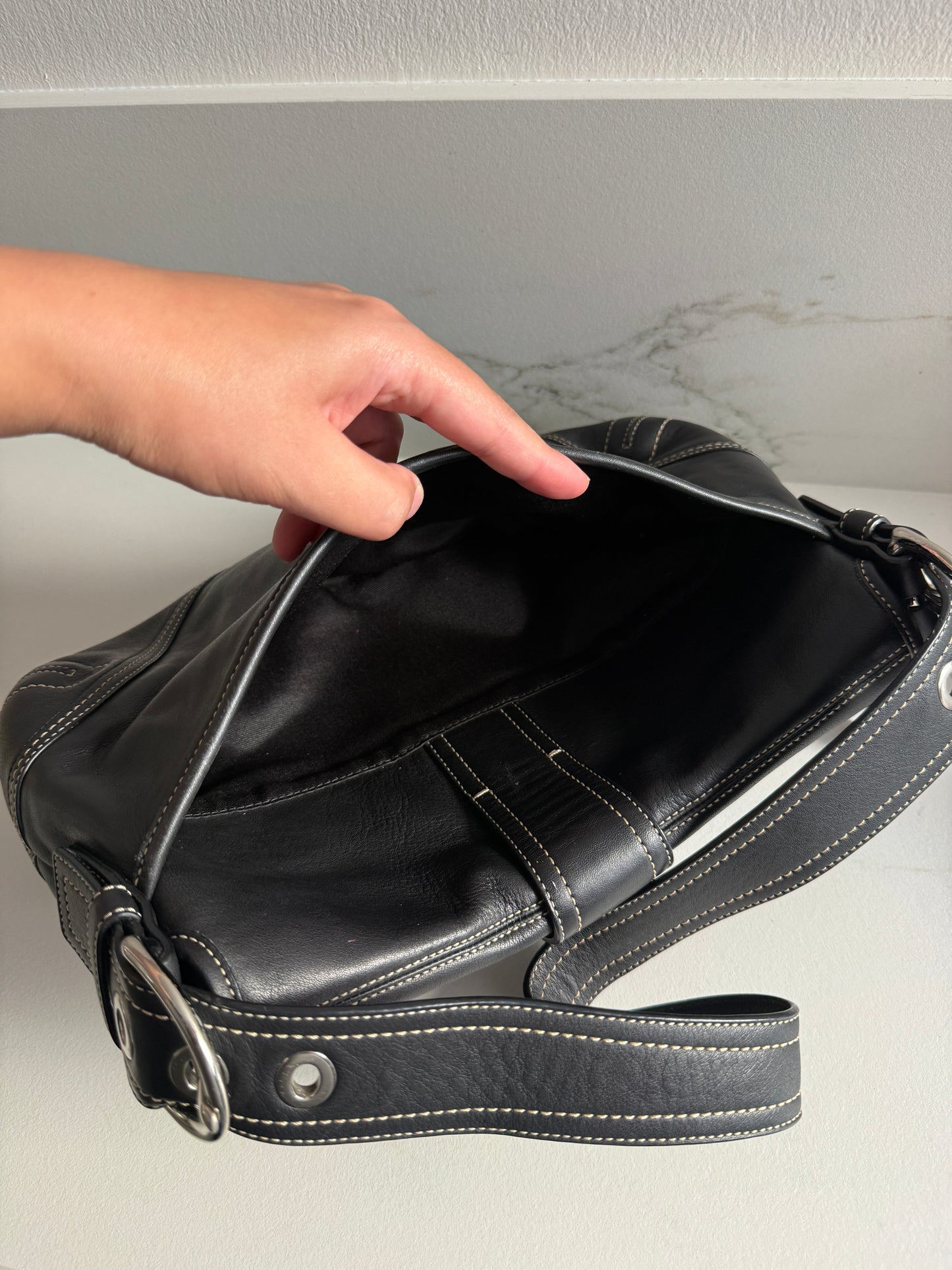 Super Rare Coach Soho Leather Shoulder Bag