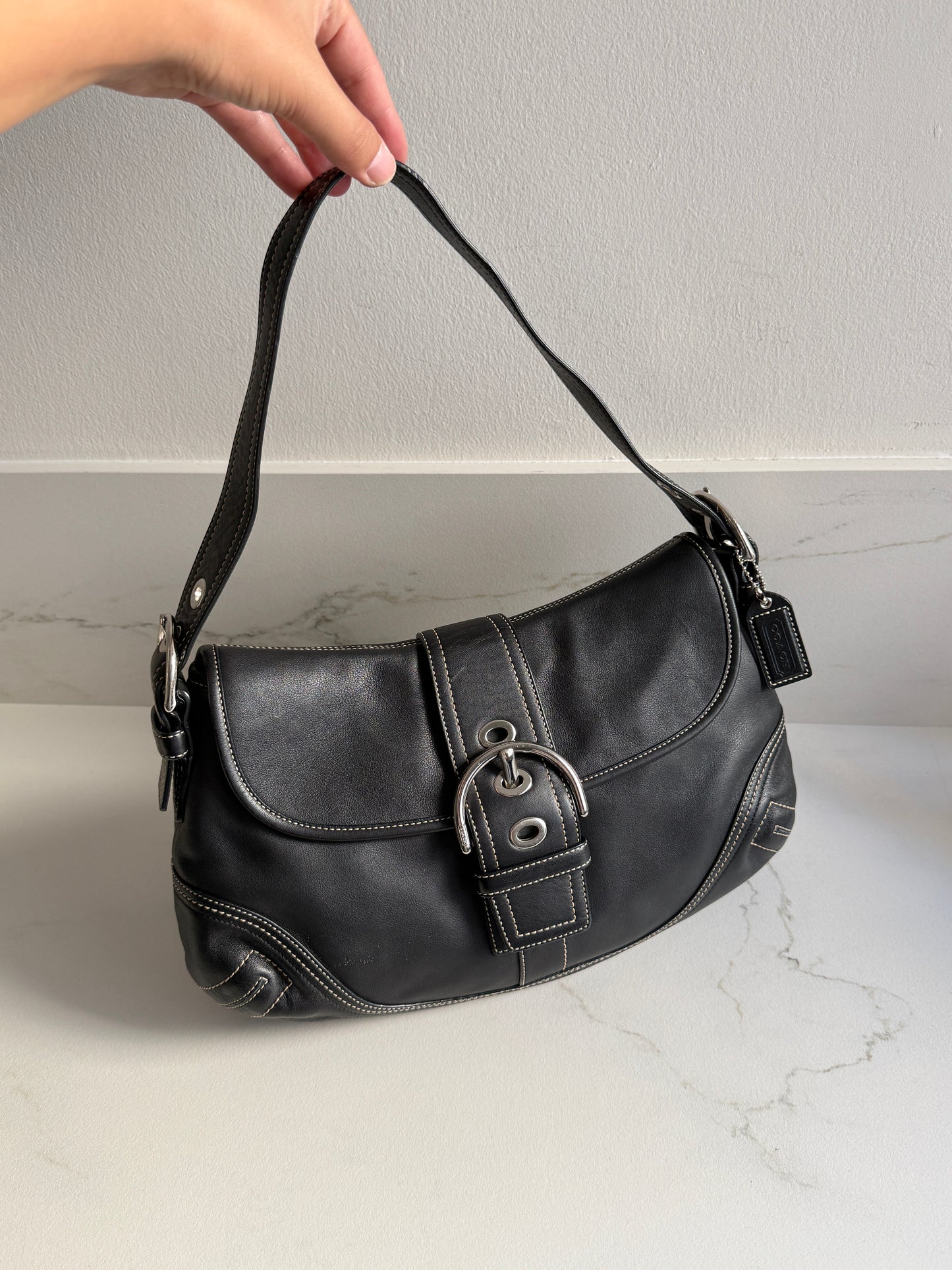 Super Rare Coach Soho Leather Shoulder Bag