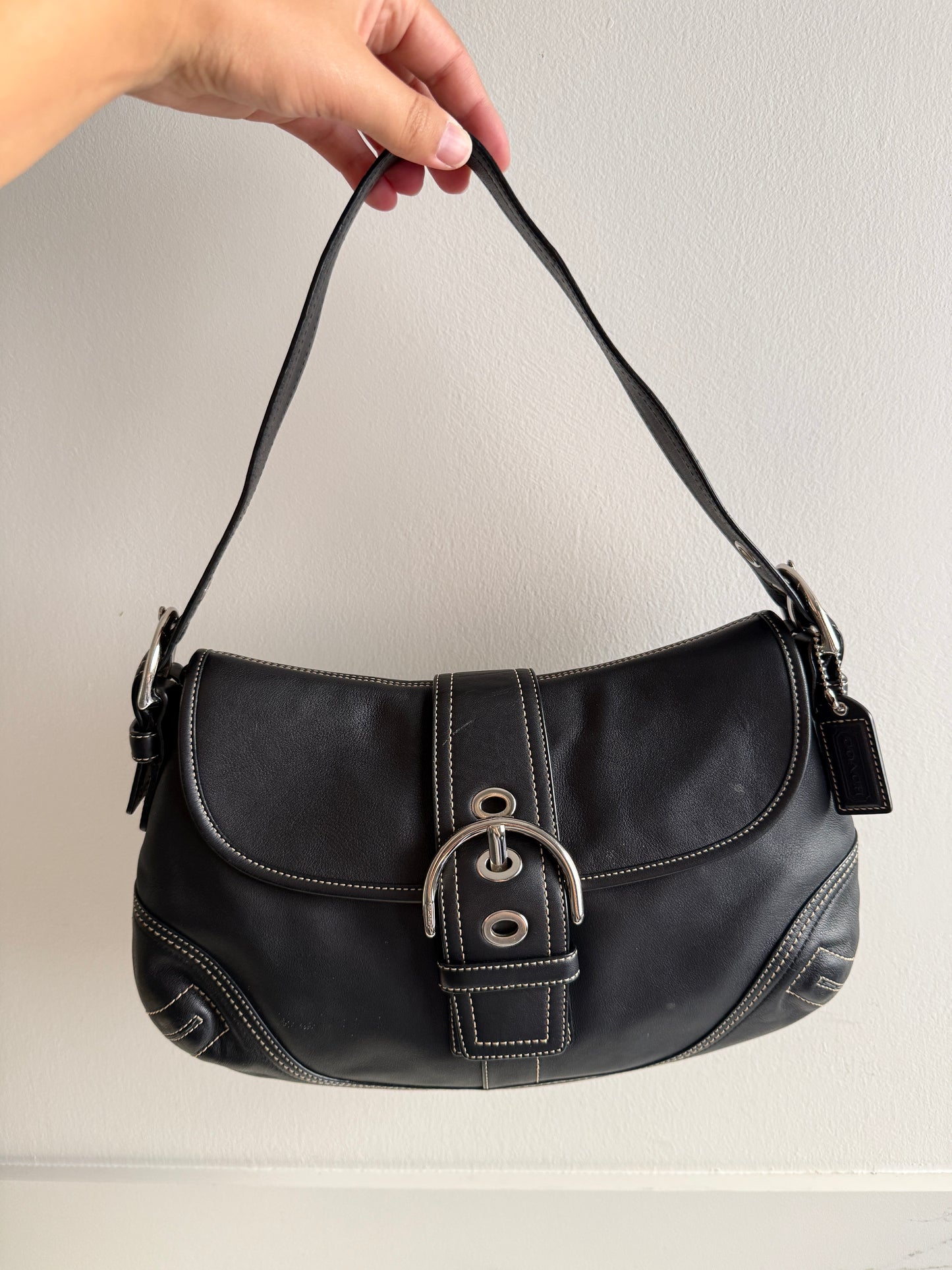 Super Rare Coach Soho Leather Shoulder Bag