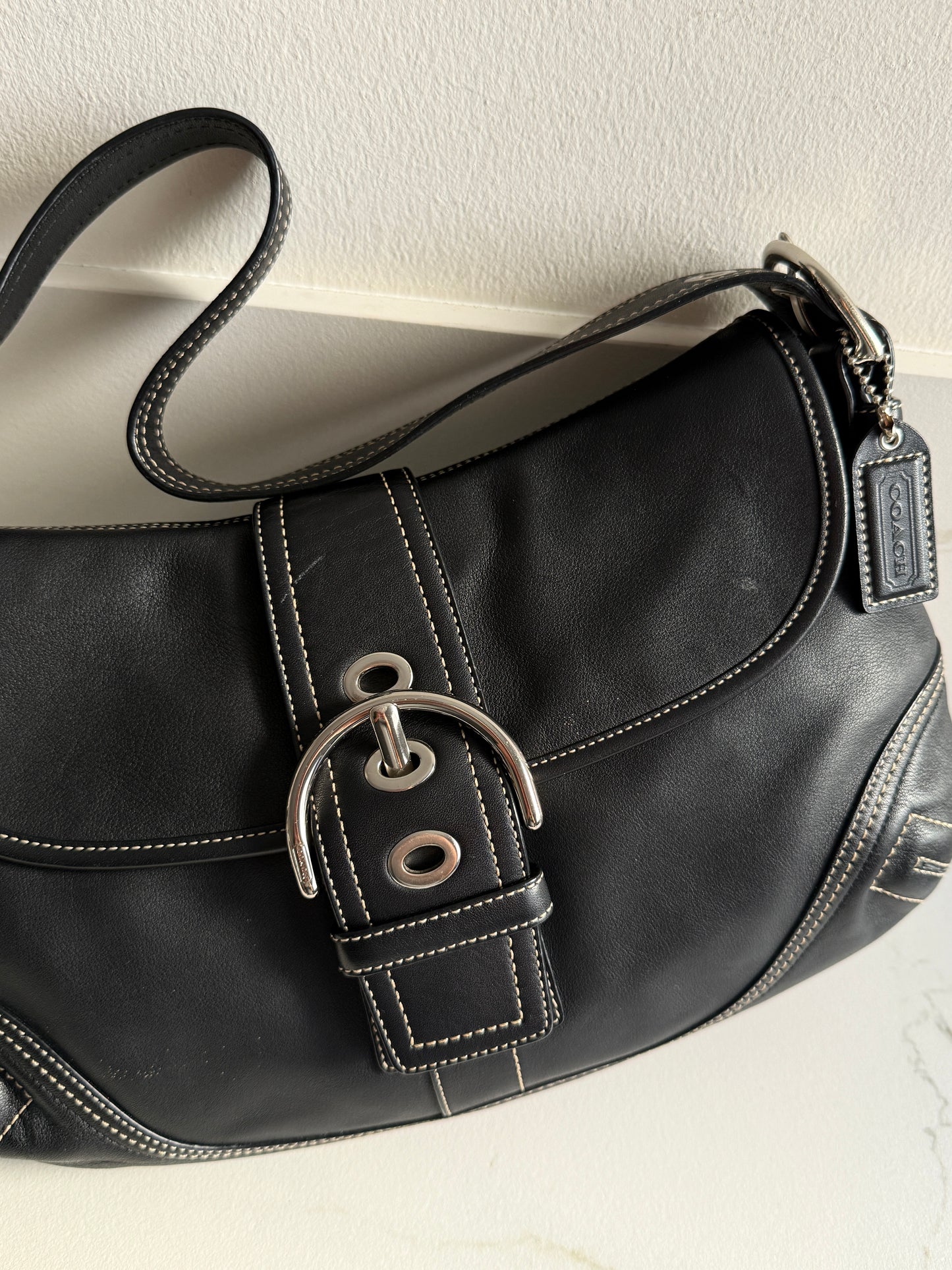 Super Rare Coach Soho Leather Shoulder Bag