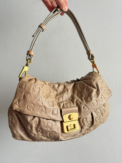 Super Rare Marc by Marc Jacobs Dreamy Logo Linda Shoulder Bag