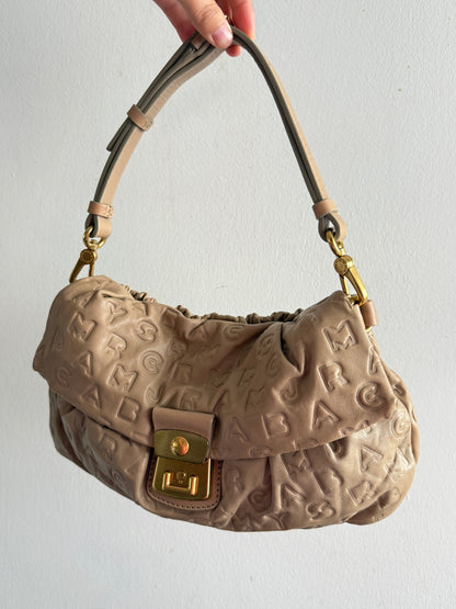Super Rare Marc by Marc Jacobs Dreamy Logo Linda Shoulder Bag