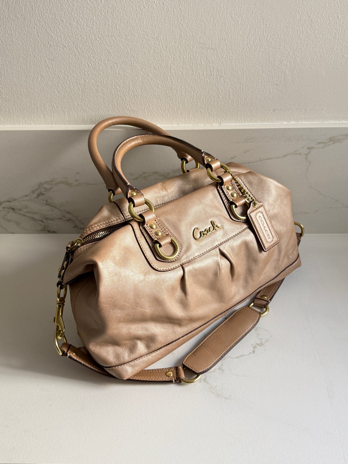 Rare Coach Ashley Leather Satchel