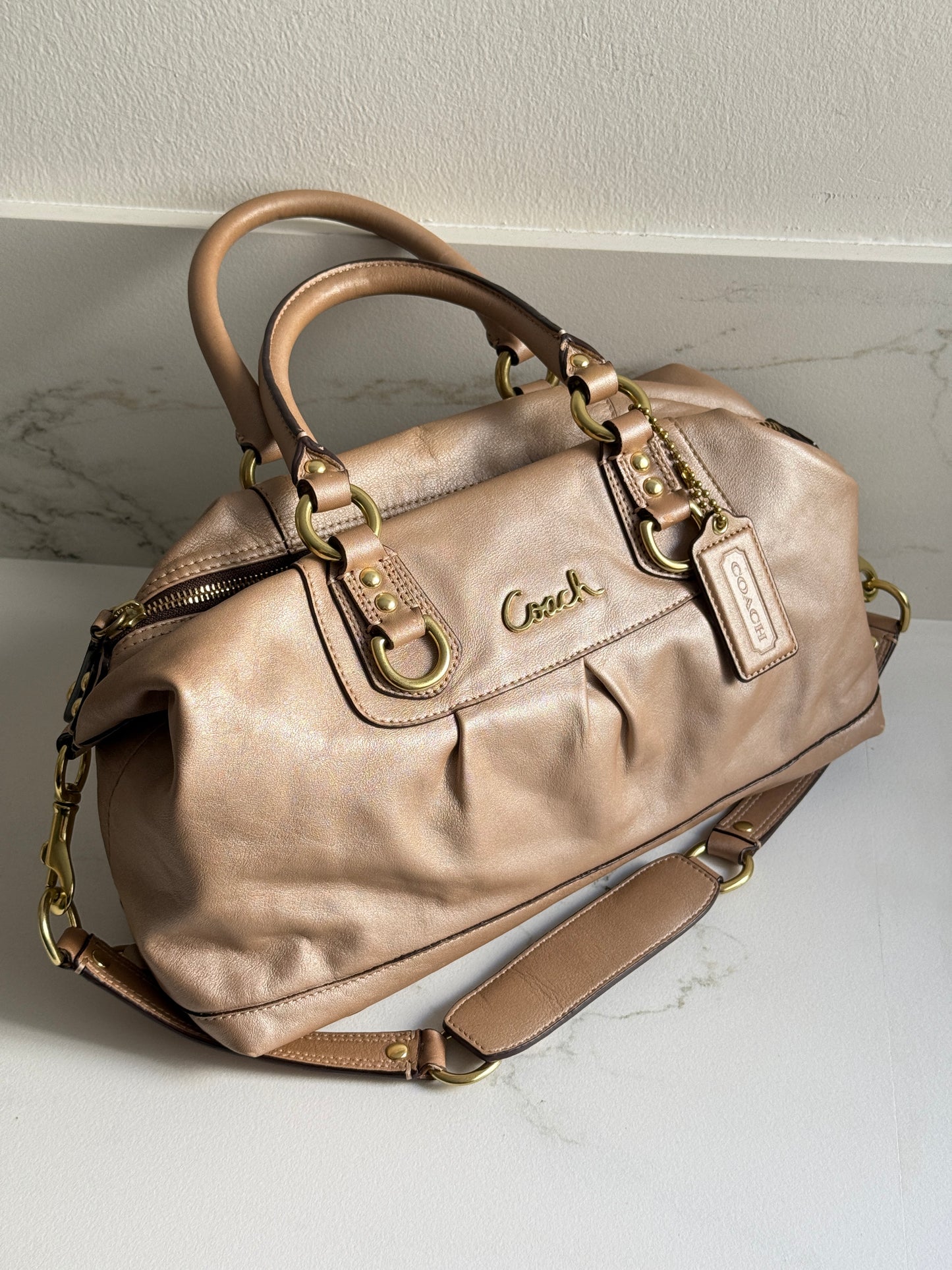 Rare Coach Ashley Leather Satchel