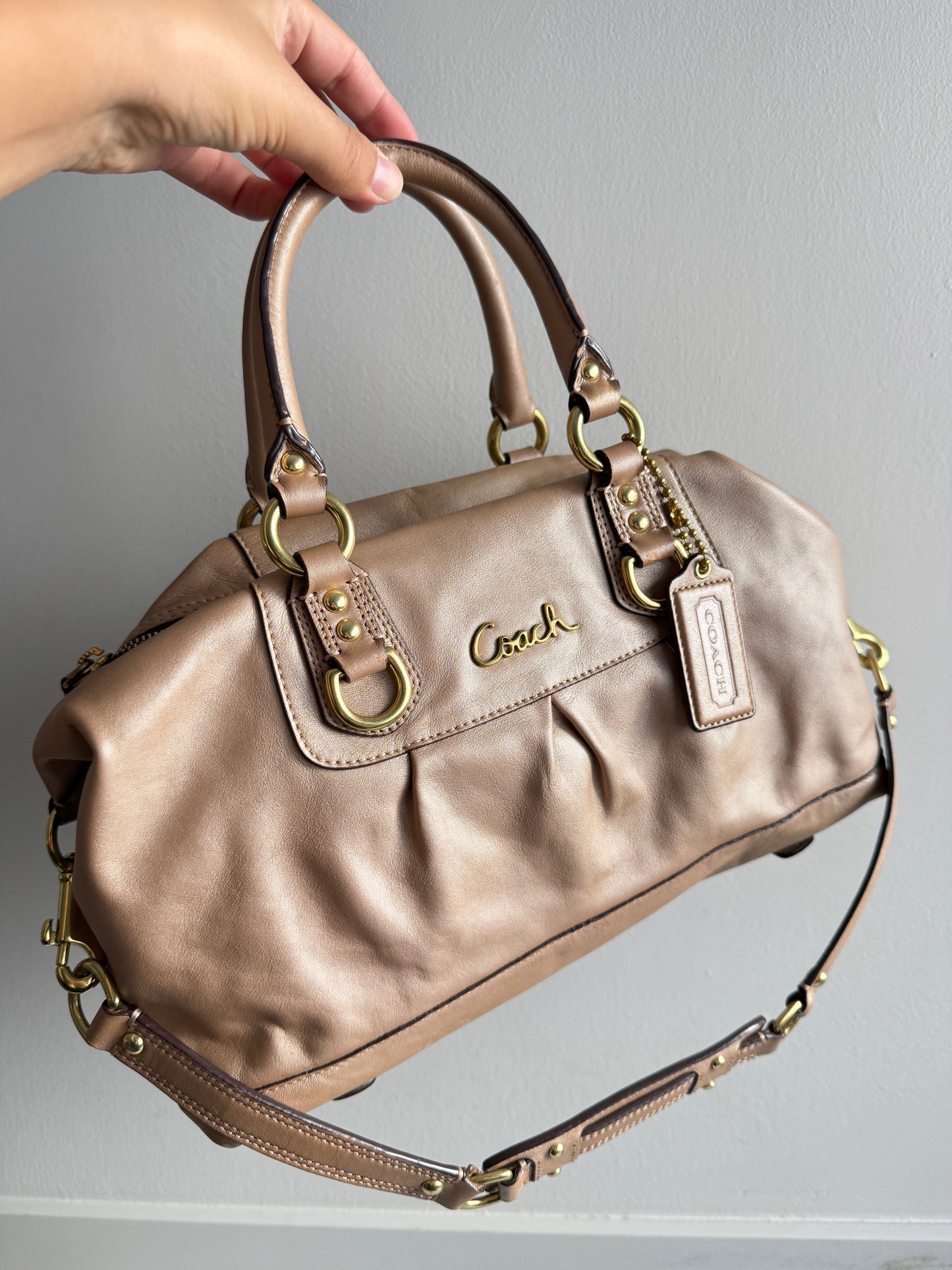 Rare Coach Ashley Leather Satchel