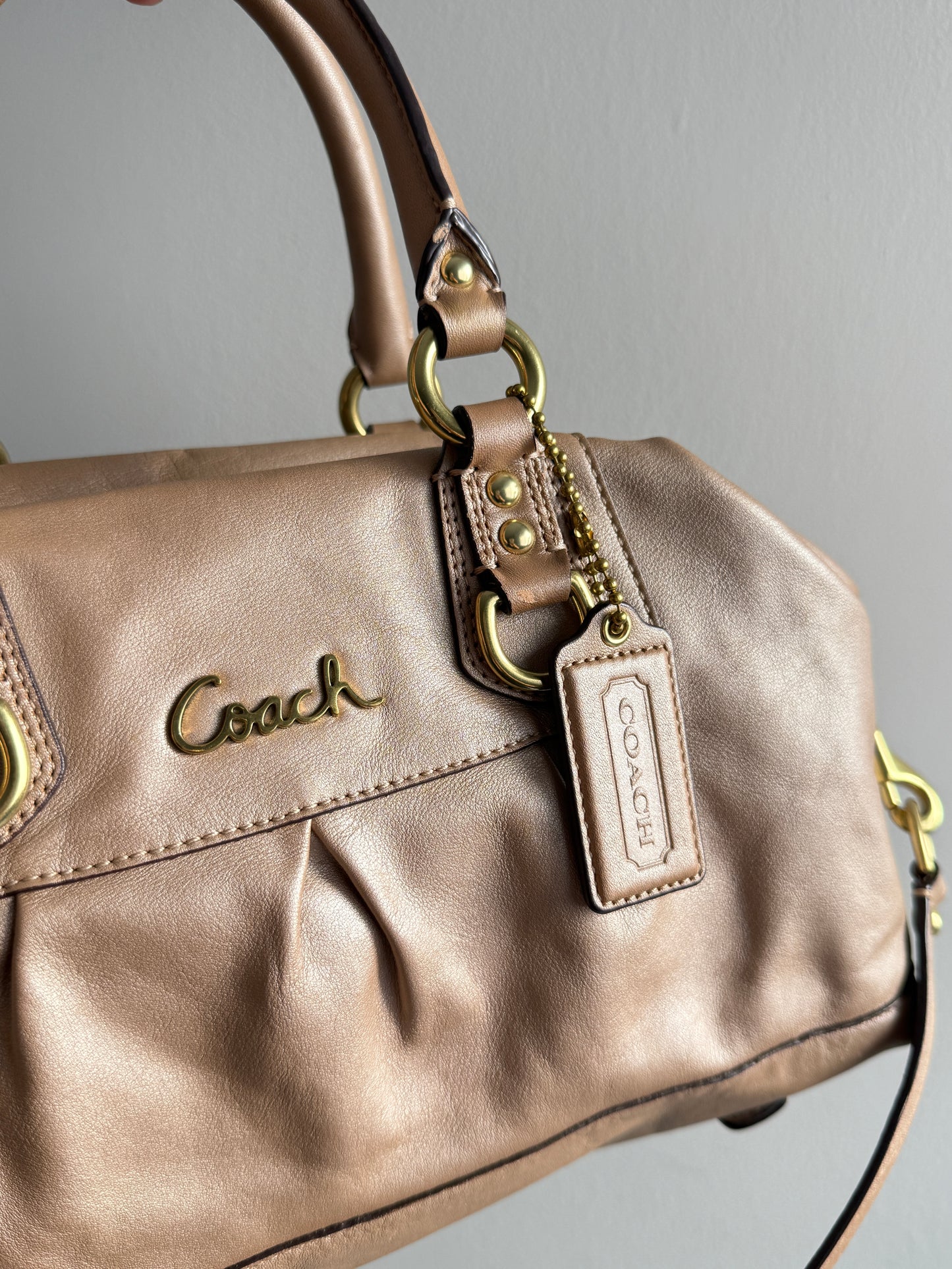 Rare Coach Ashley Leather Satchel