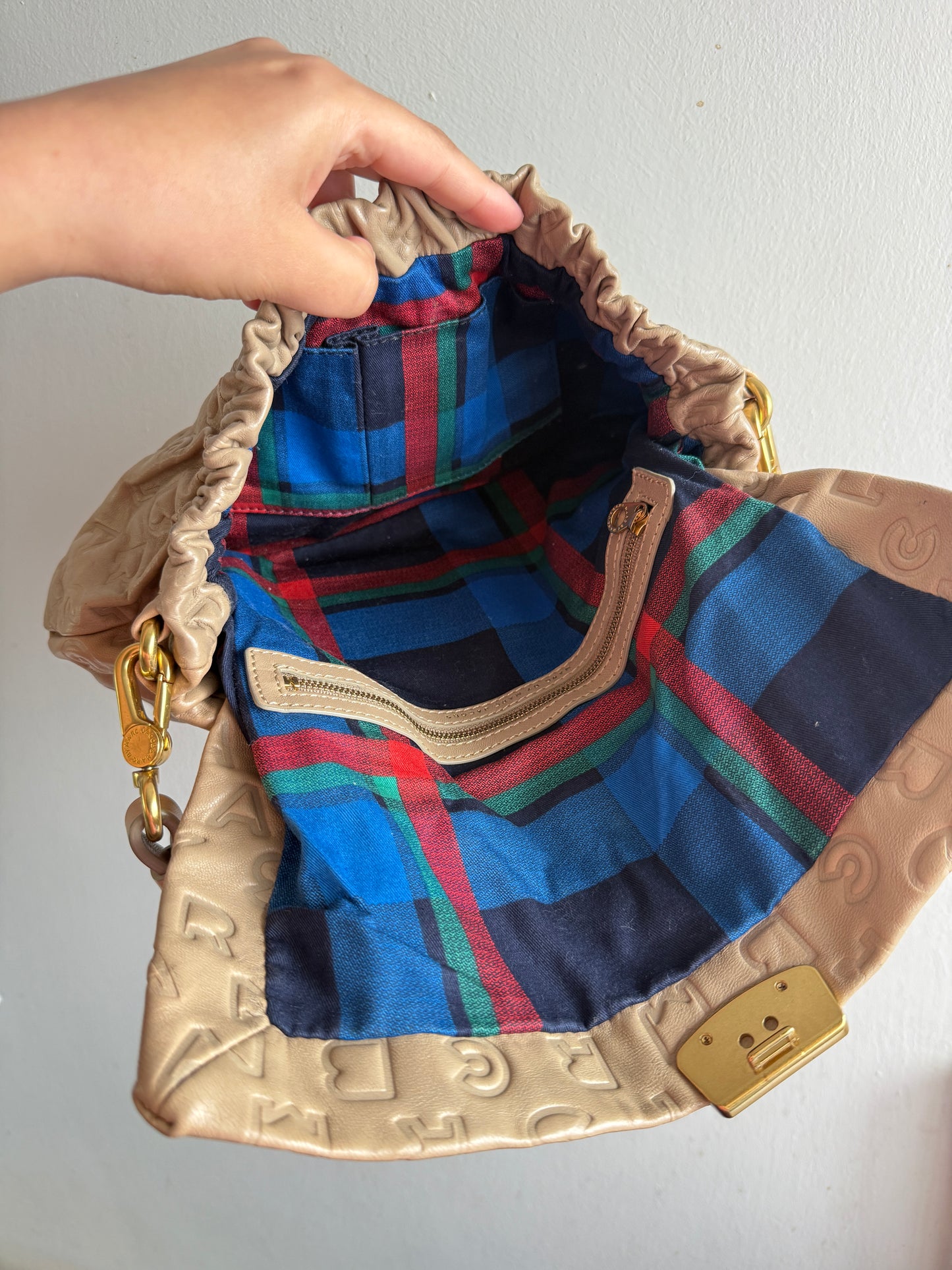 Super Rare Marc by Marc Jacobs Dreamy Logo Linda Shoulder Bag