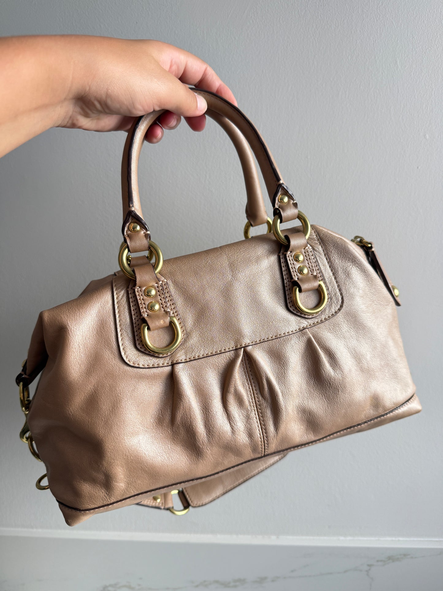 Rare Coach Ashley Leather Satchel