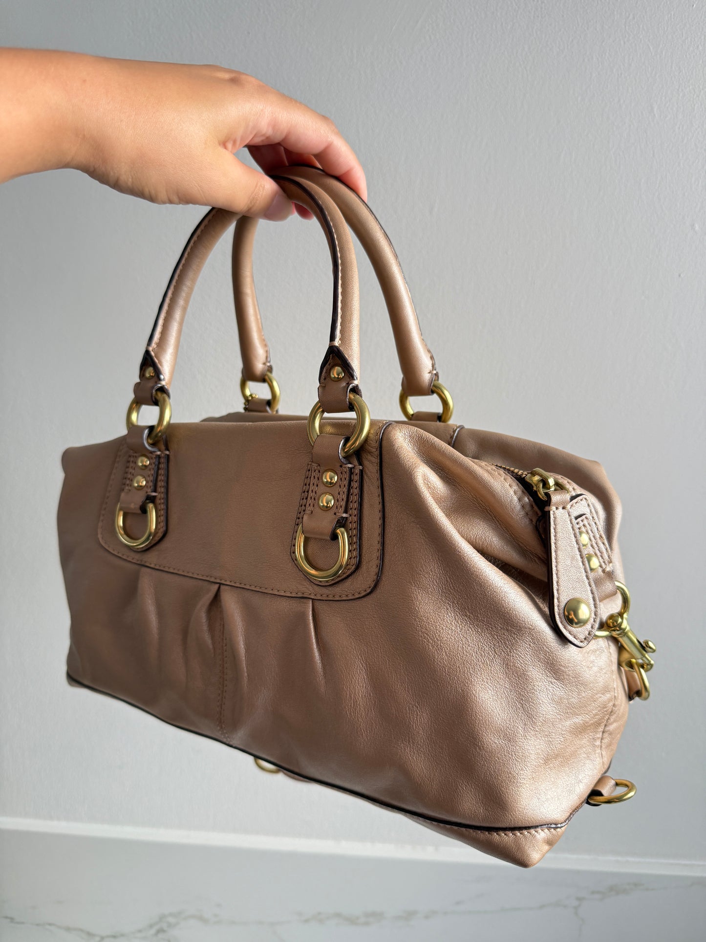 Rare Coach Ashley Leather Satchel