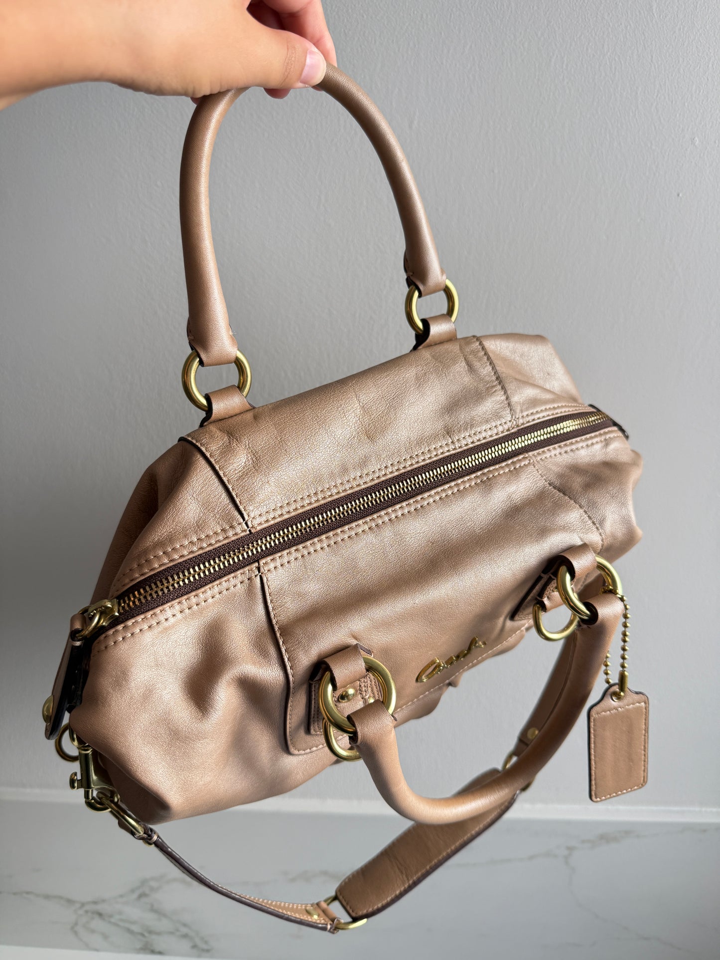 Rare Coach Ashley Leather Satchel
