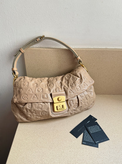 Super Rare Marc by Marc Jacobs Dreamy Logo Linda Shoulder Bag