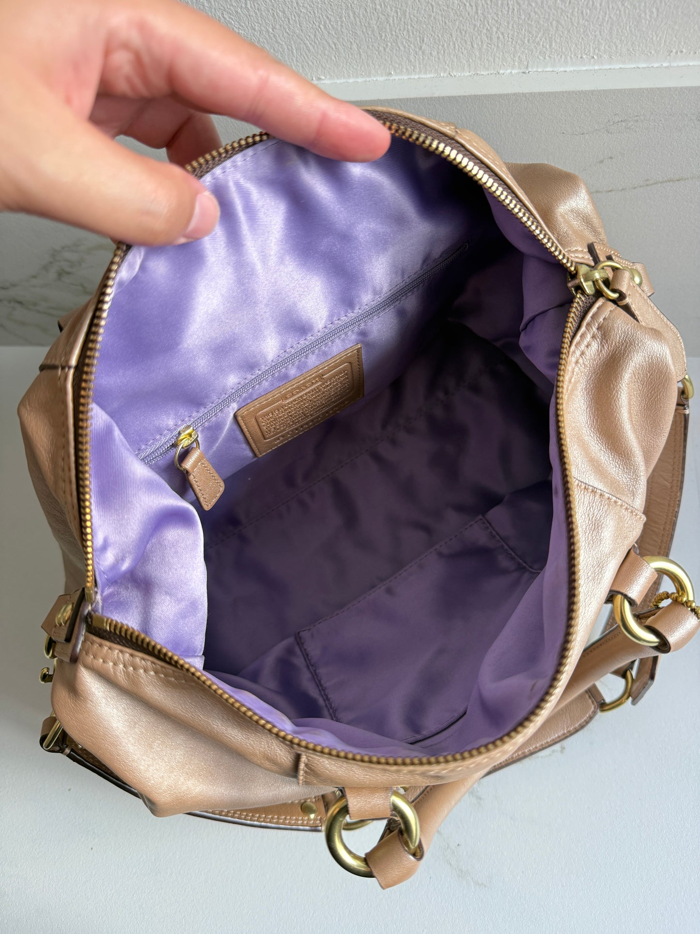Rare Coach Ashley Leather Satchel