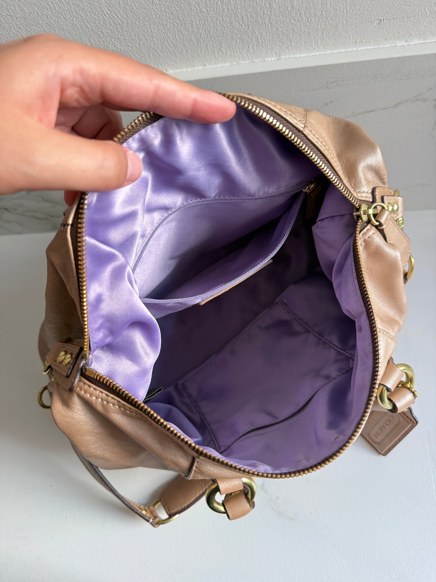 Rare Coach Ashley Leather Satchel