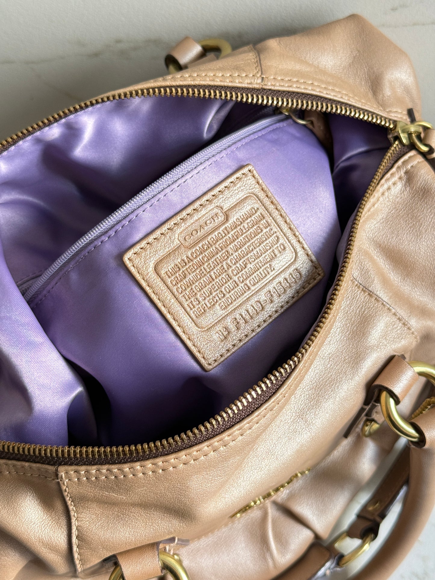 Rare Coach Ashley Leather Satchel