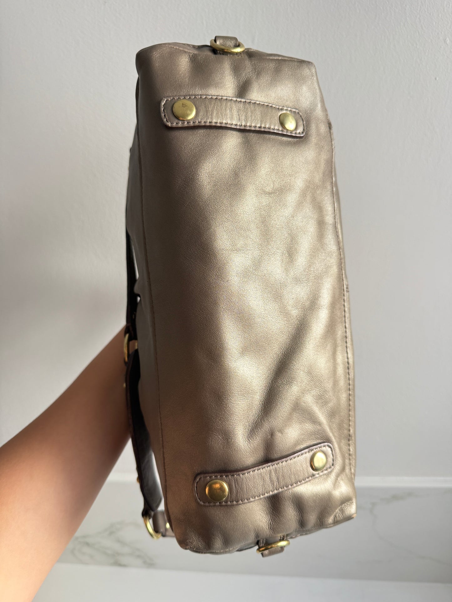 Coach Ashley Leather Satchel