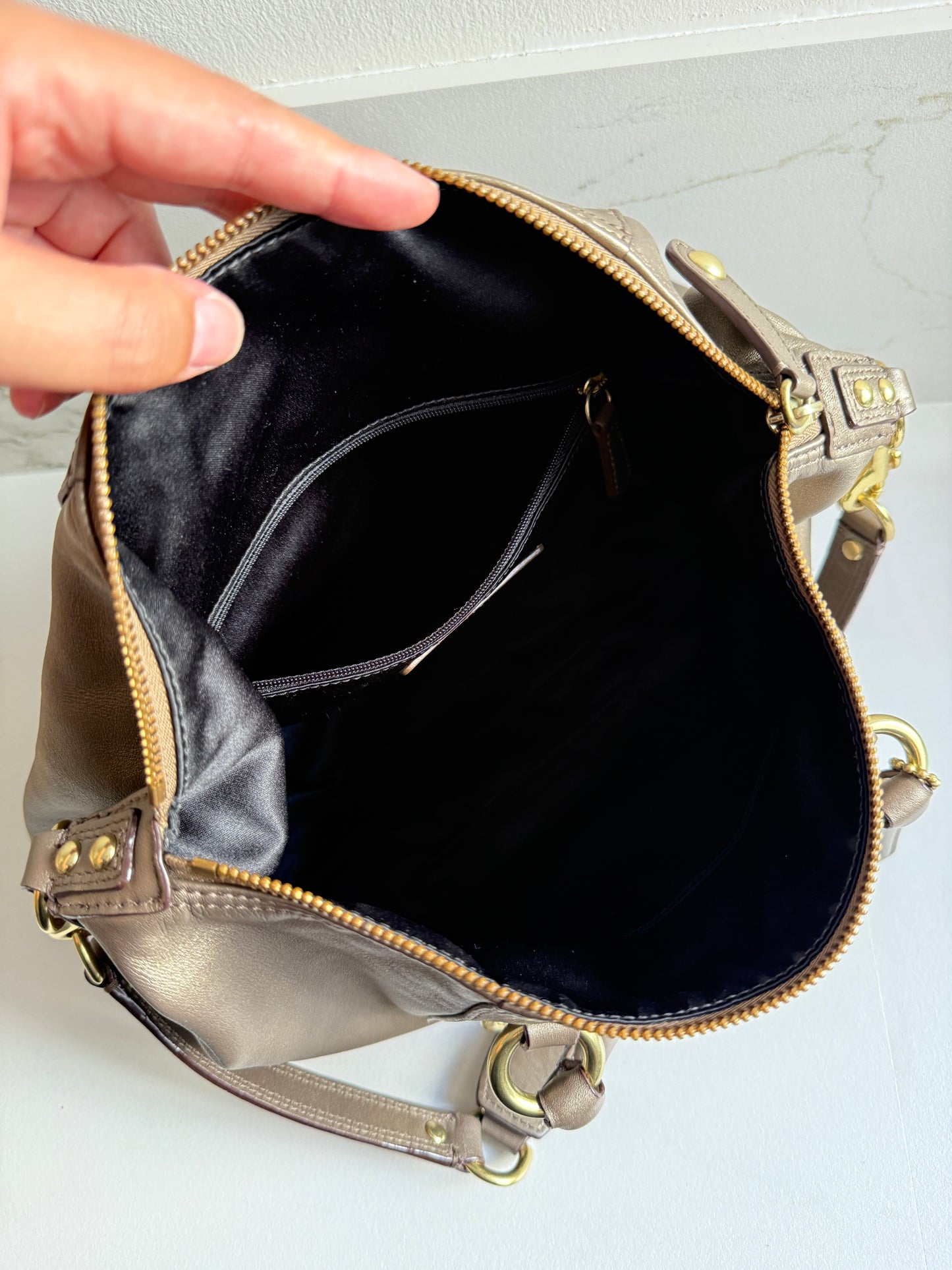 Coach Ashley Leather Satchel