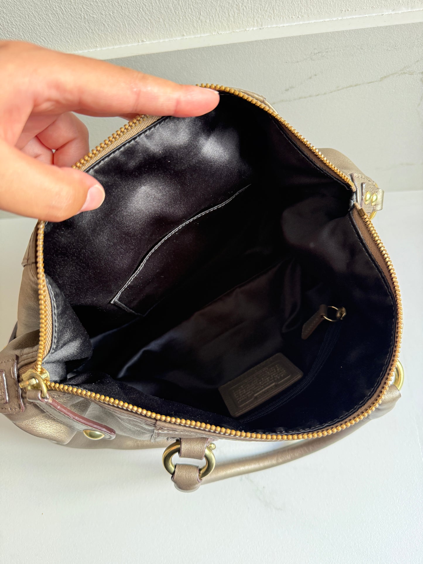 Coach Ashley Leather Satchel