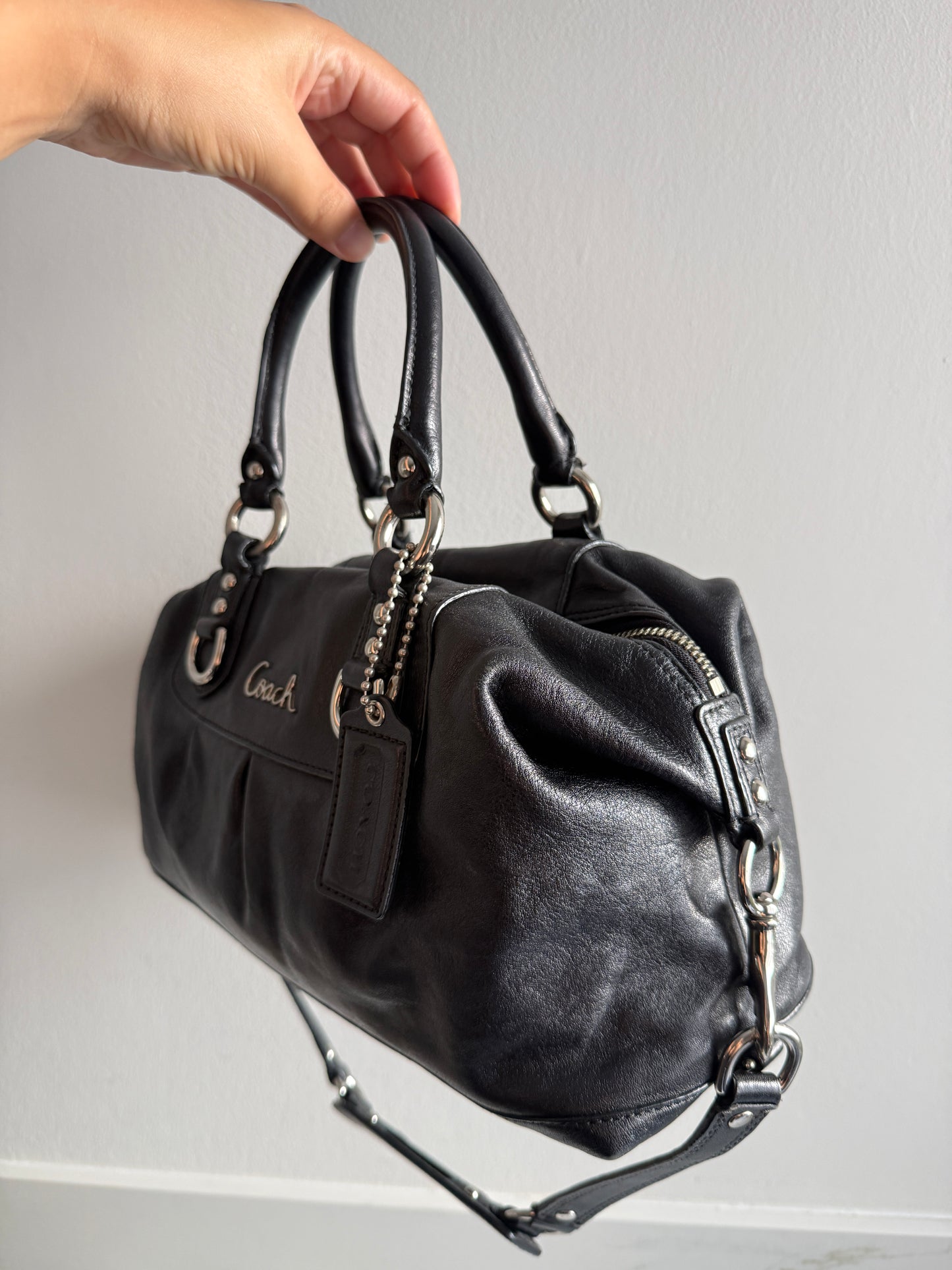 Coach Ashley Leather Satchel