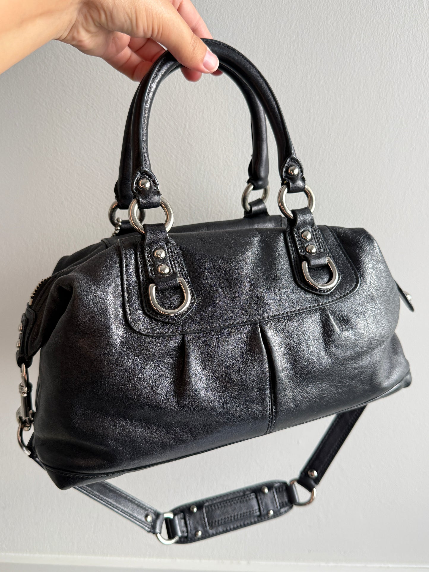 Coach Ashley Leather Satchel