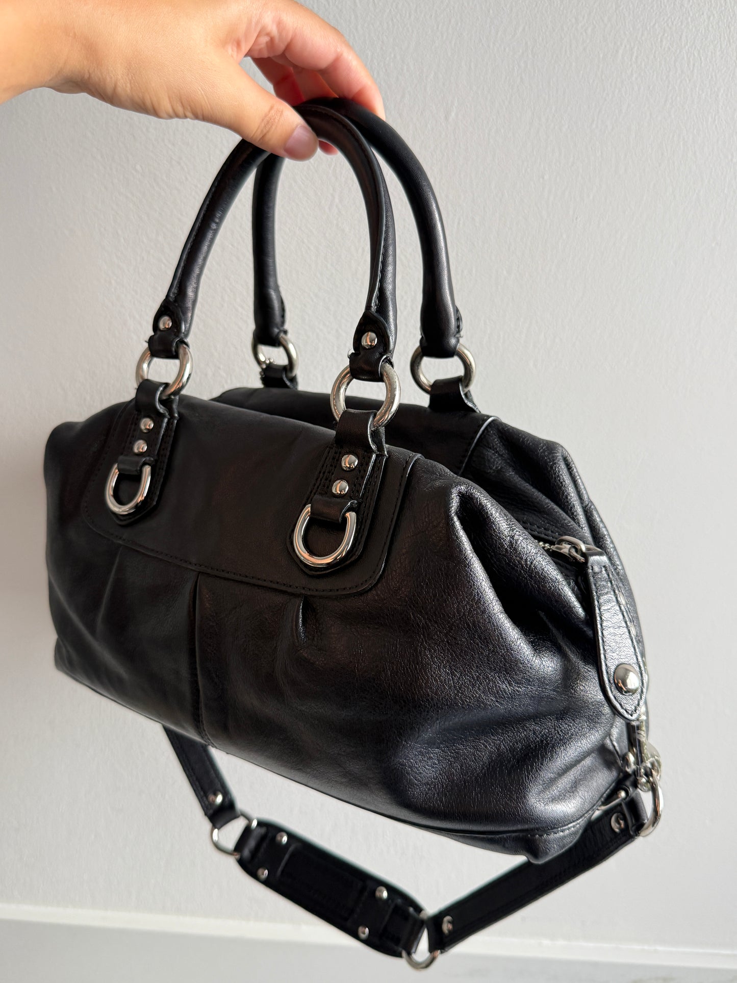 Coach Ashley Leather Satchel