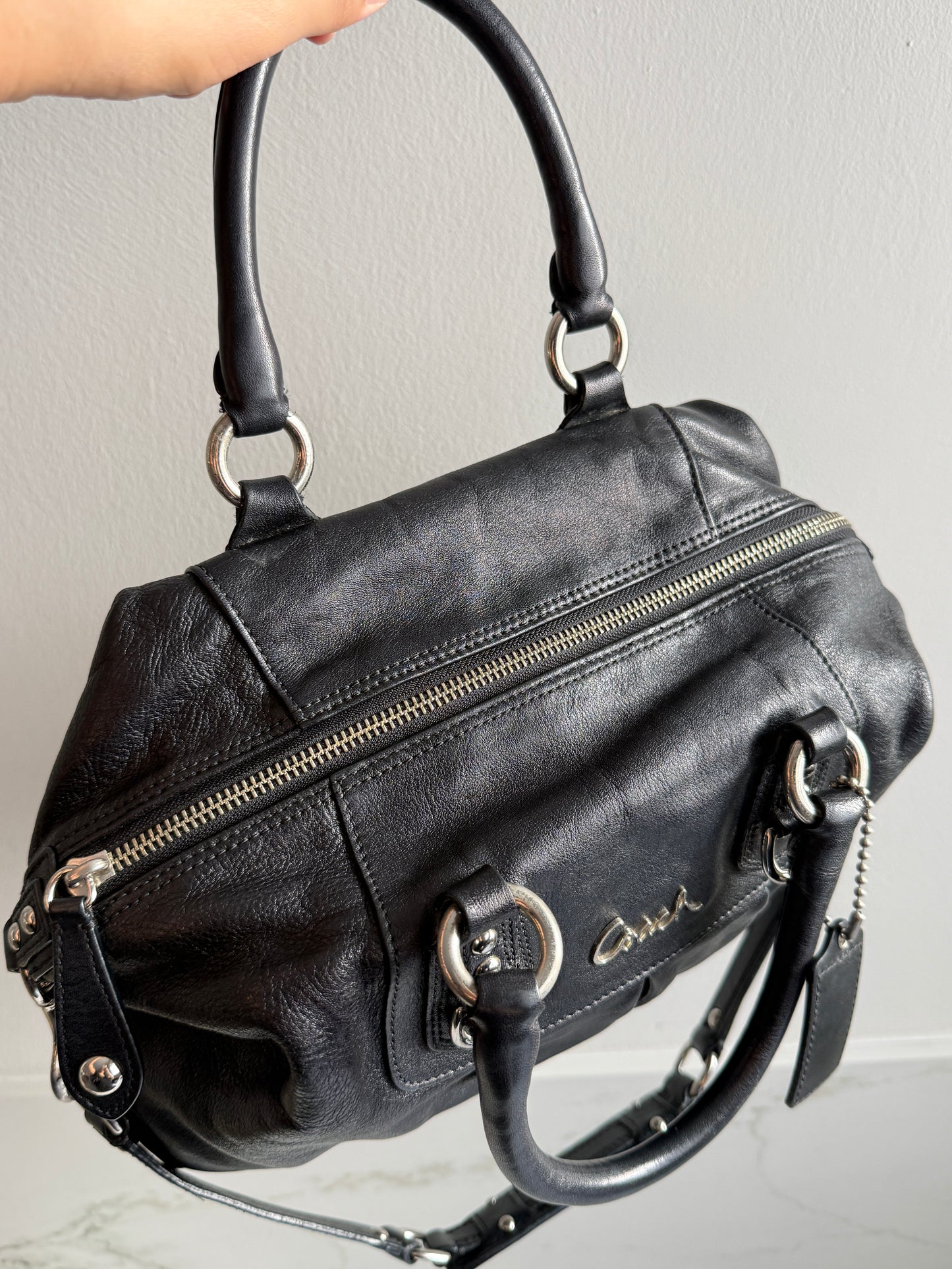 Coach Ashley Leather Satchel