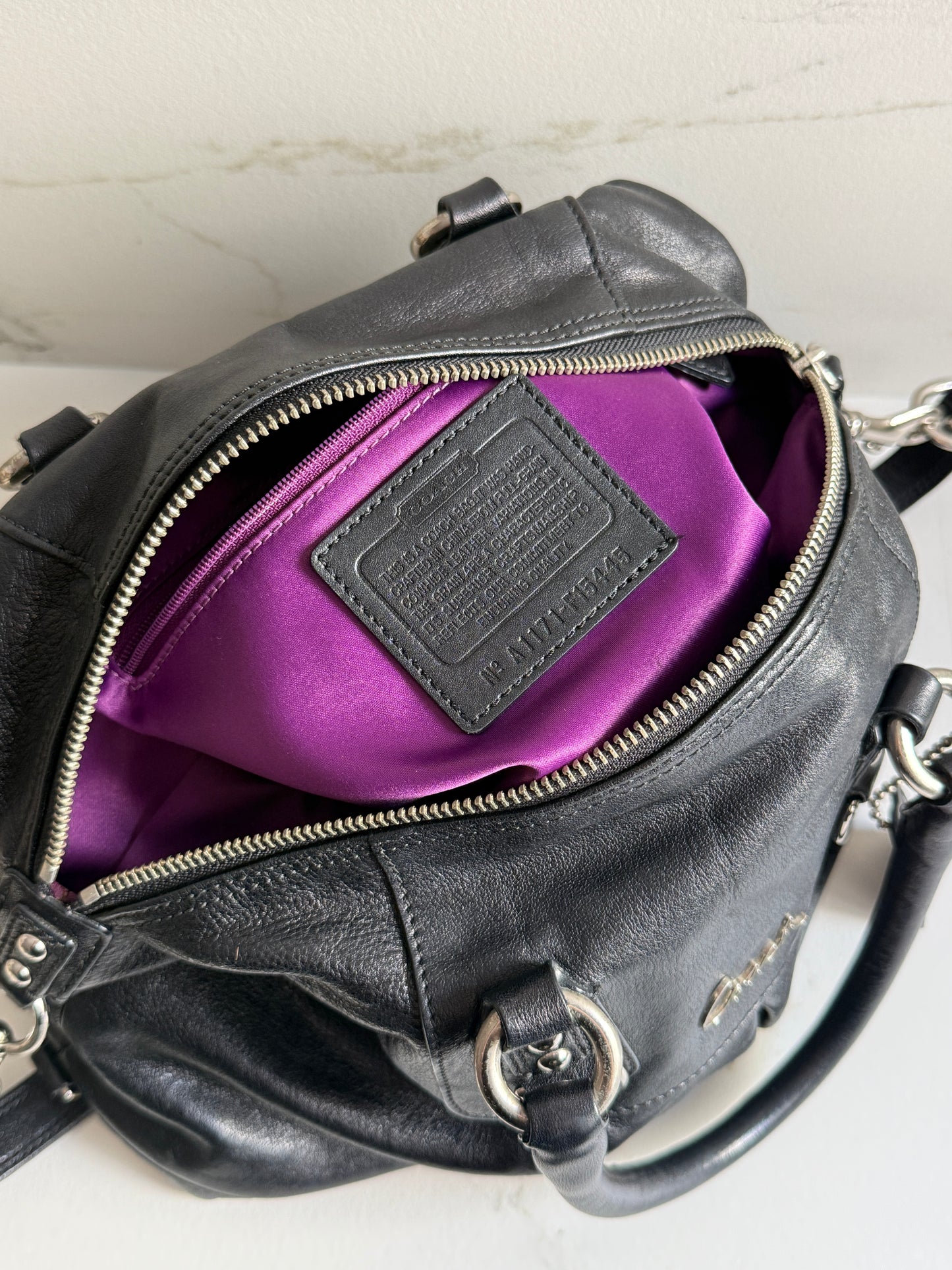 Coach Ashley Leather Satchel