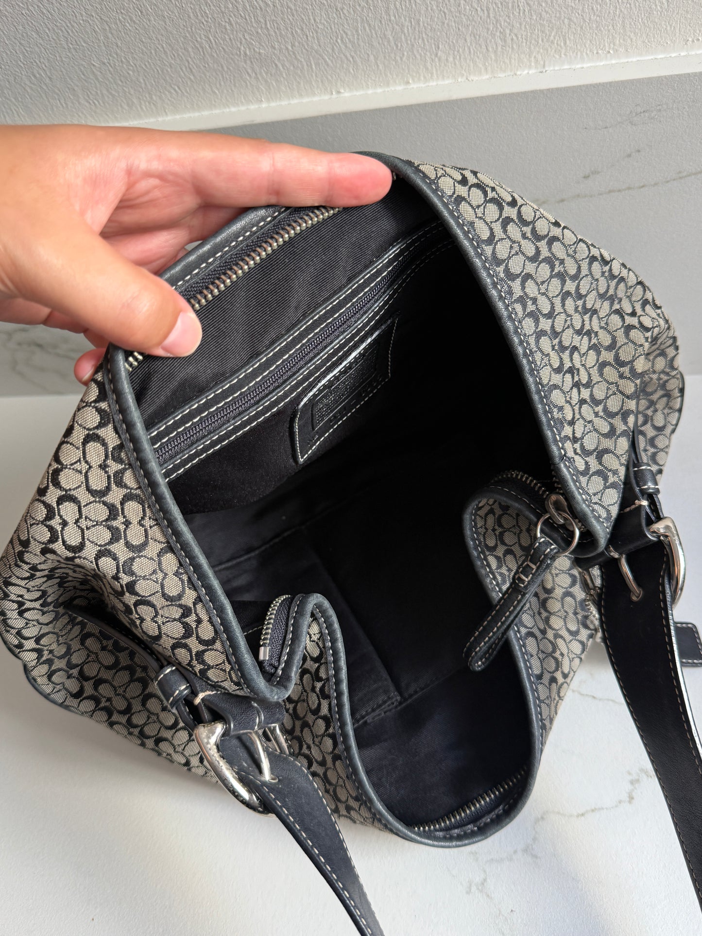 Coach Soho Signature Hobo Shoulder Bag, Large